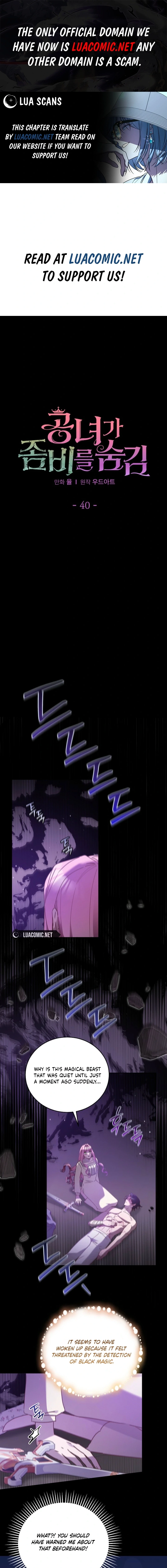 The Lady Who Hides the Zombies Chapter 40 - page 1