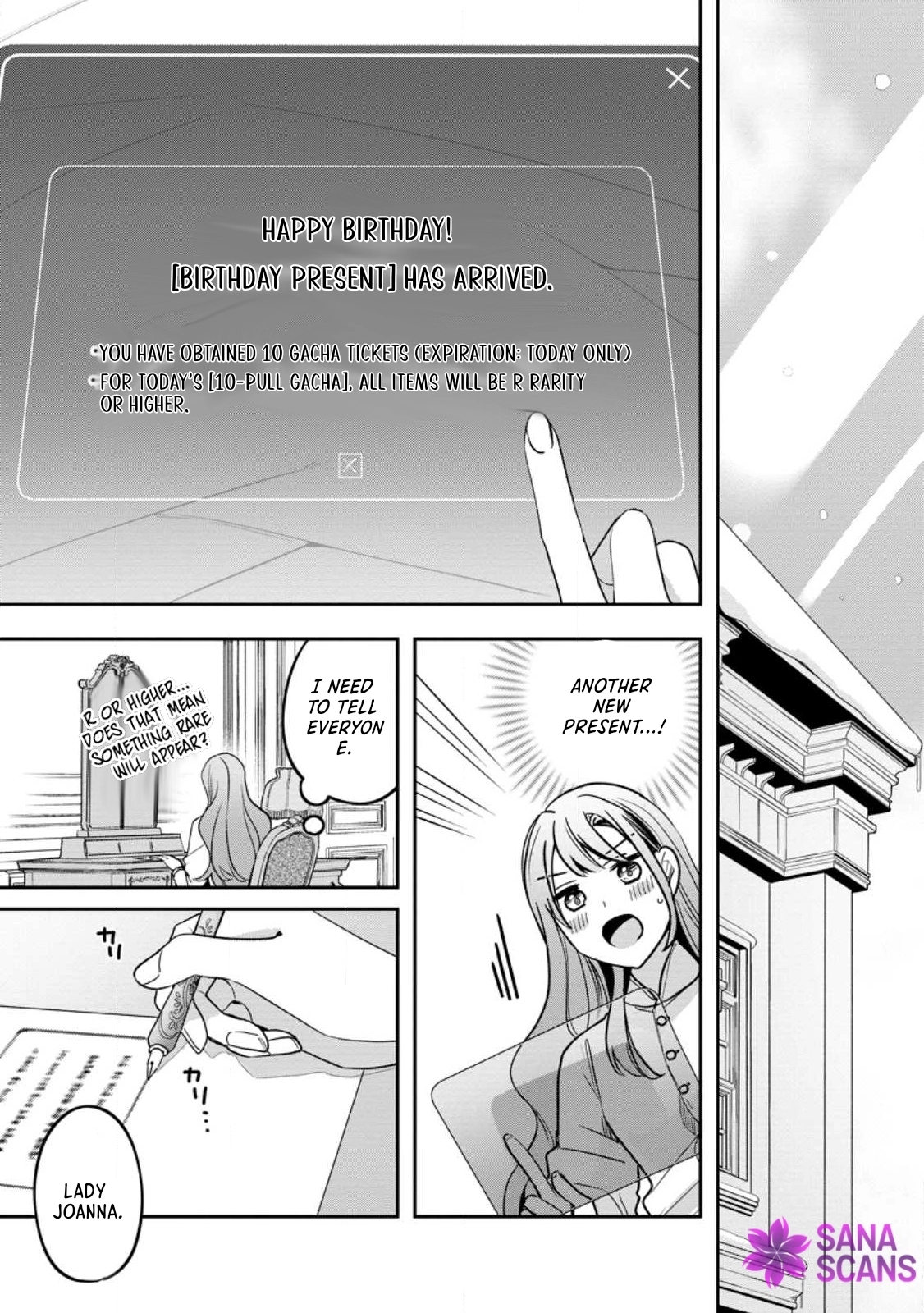 The Abandoned Lady with the ‘Login Bonus’ Skill. Chapter 11 - page 9