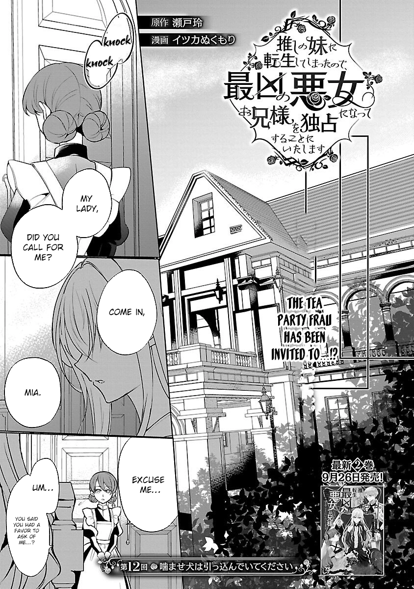 I Became My Idol’s Sister, So I’ll Be a Villainess to Keep My Brother. Chapter 12 - page 3