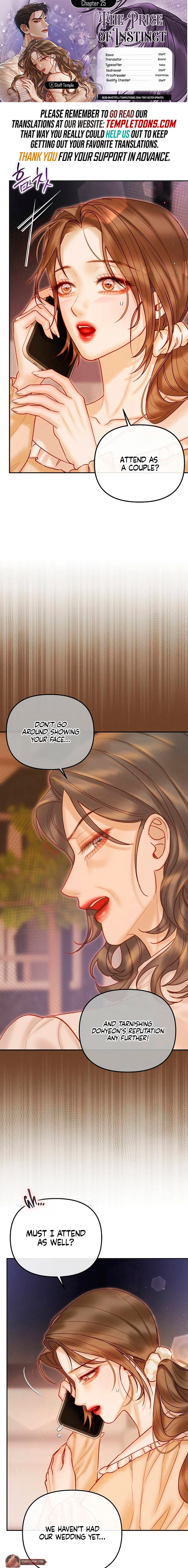 The Price of Instinct Chapter 25 - page 1