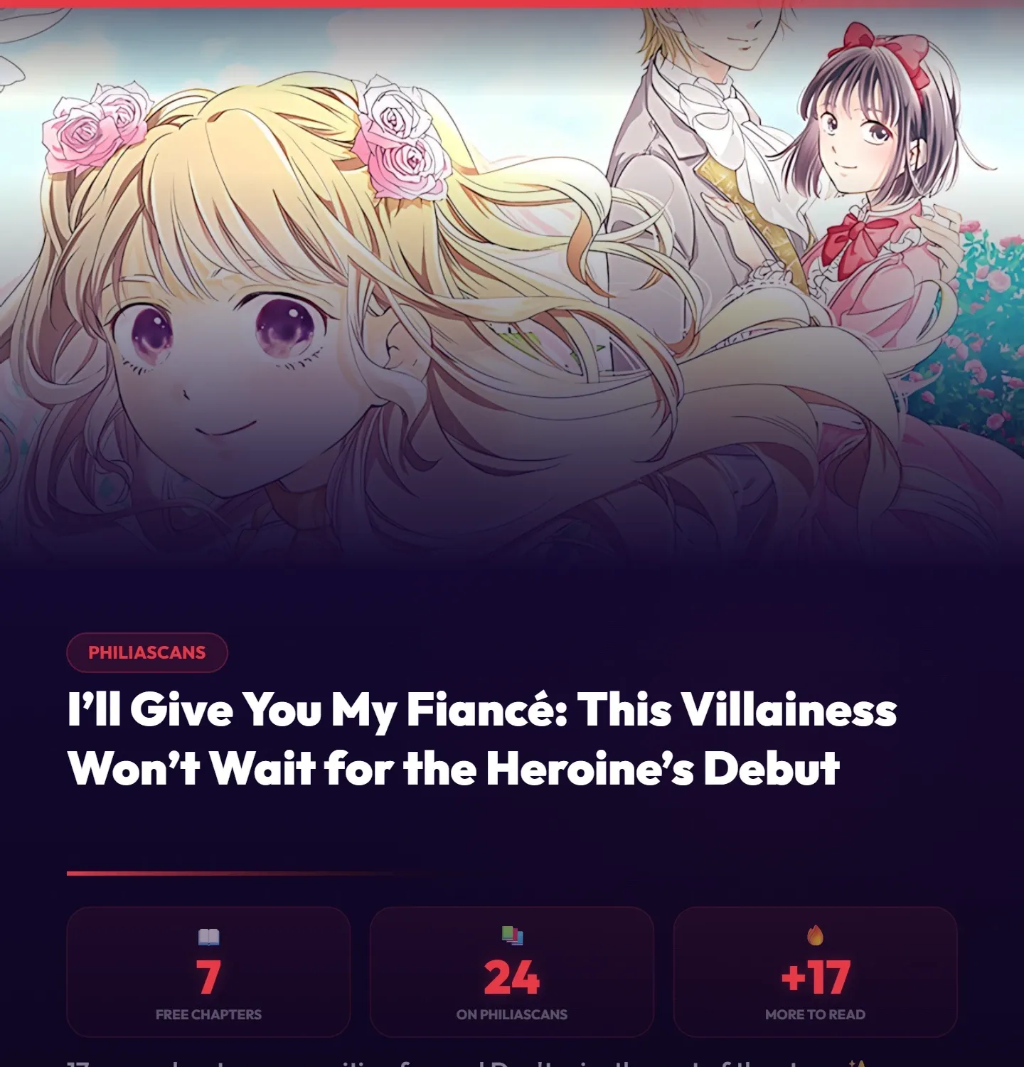 I’ll Give You My Fiancé: This Villainess Won’t Wait for the Heroine’s Debut Chapter 7 - page 77