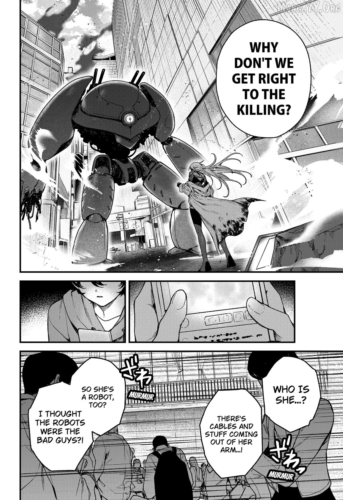 Manaka the Human and the Slaughter Robot Chapter 7 - page 22