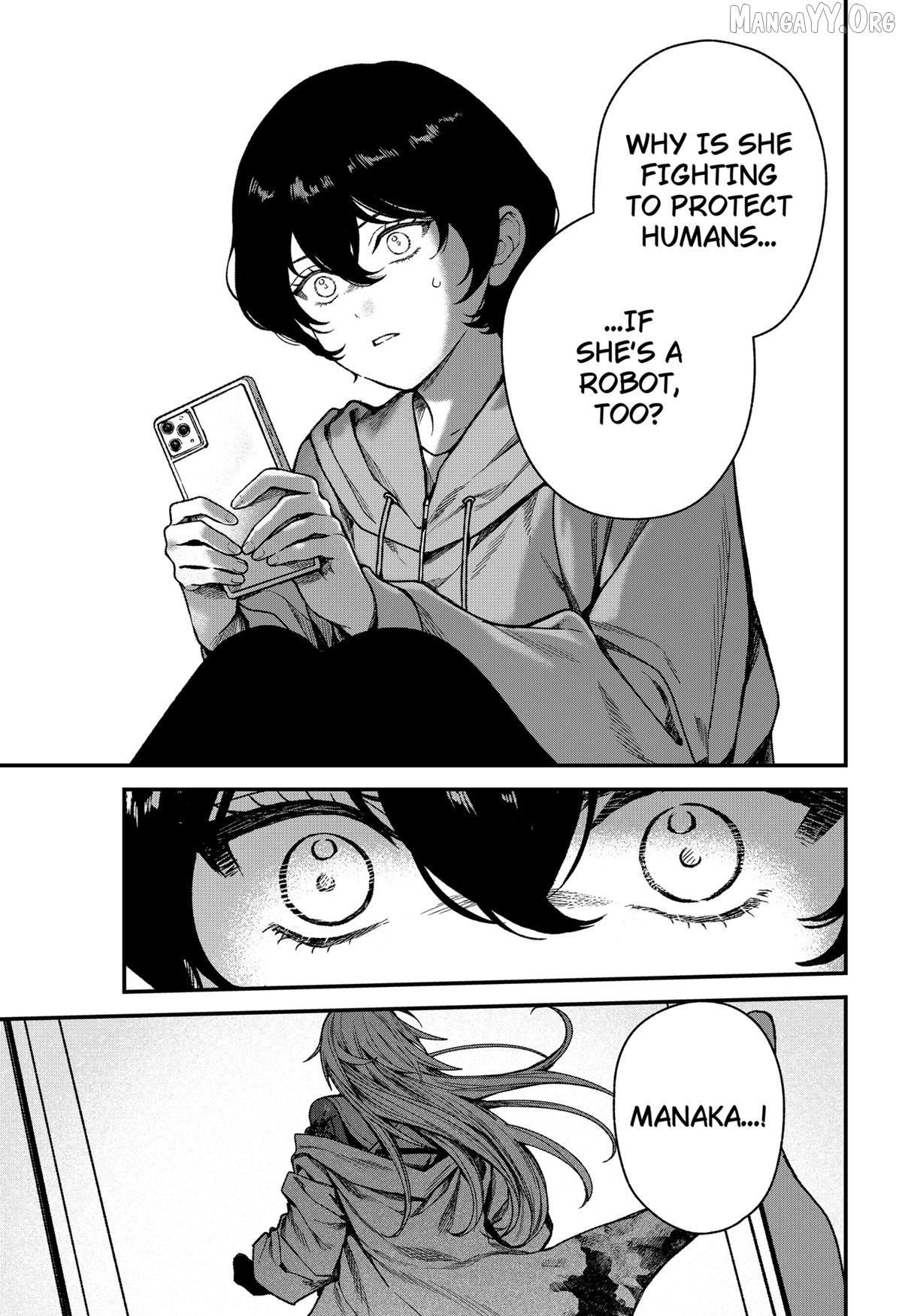 Manaka the Human and the Slaughter Robot Chapter 7 - page 23