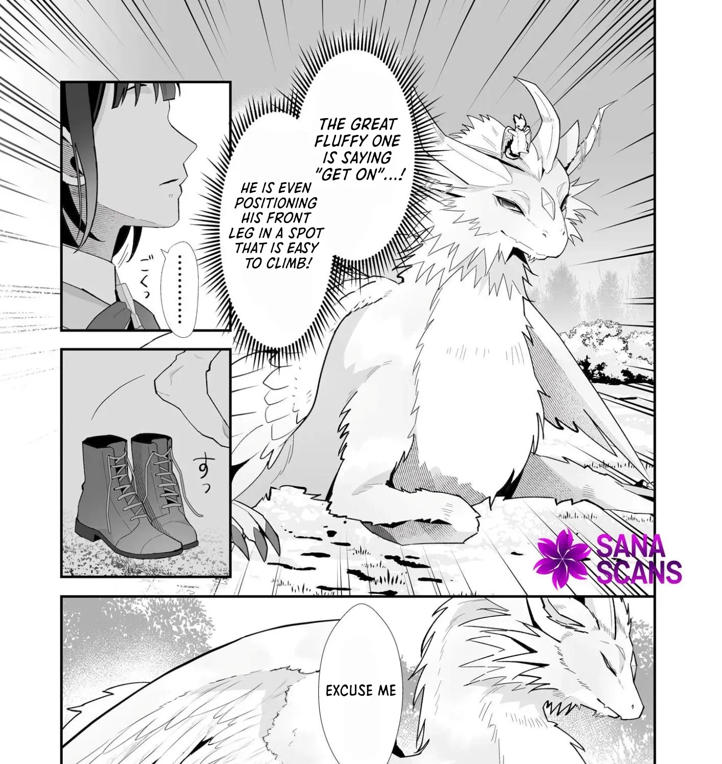 Otsukare Arasa Wa Isekai Demo Fumofu Doragon To Kishi No Sewa Oshiteimasu Chapter 7 - page 37