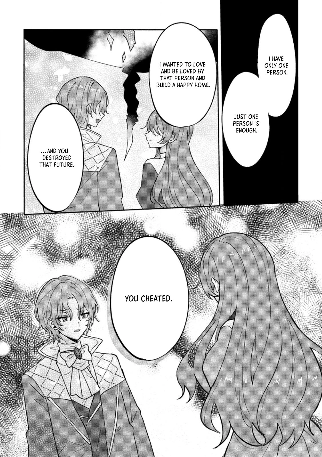 Well, you were the one who cheated. Chapter 5 - page 22