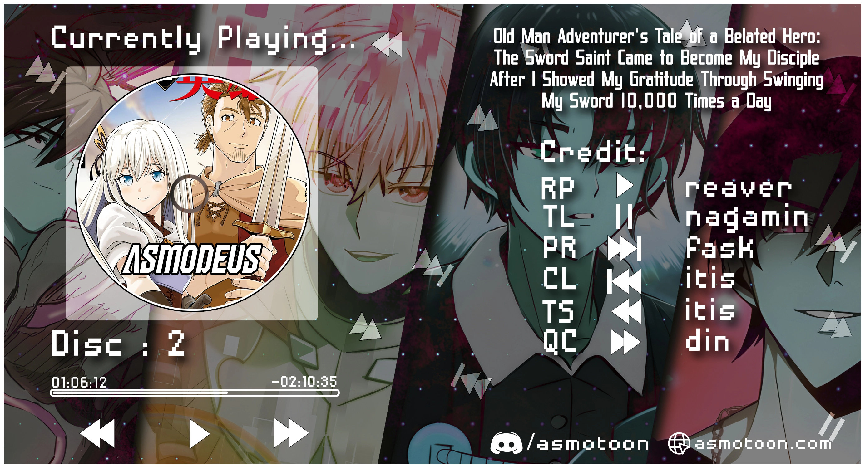 Ossan Boukensha no Okureta Eiyuu-tan - Kansha no Suburi o 1 nichi 1 man Kaishite itara, Kensei ga Deshi-iri Shigan ni Yatte Kita Chapter 2 - page 1