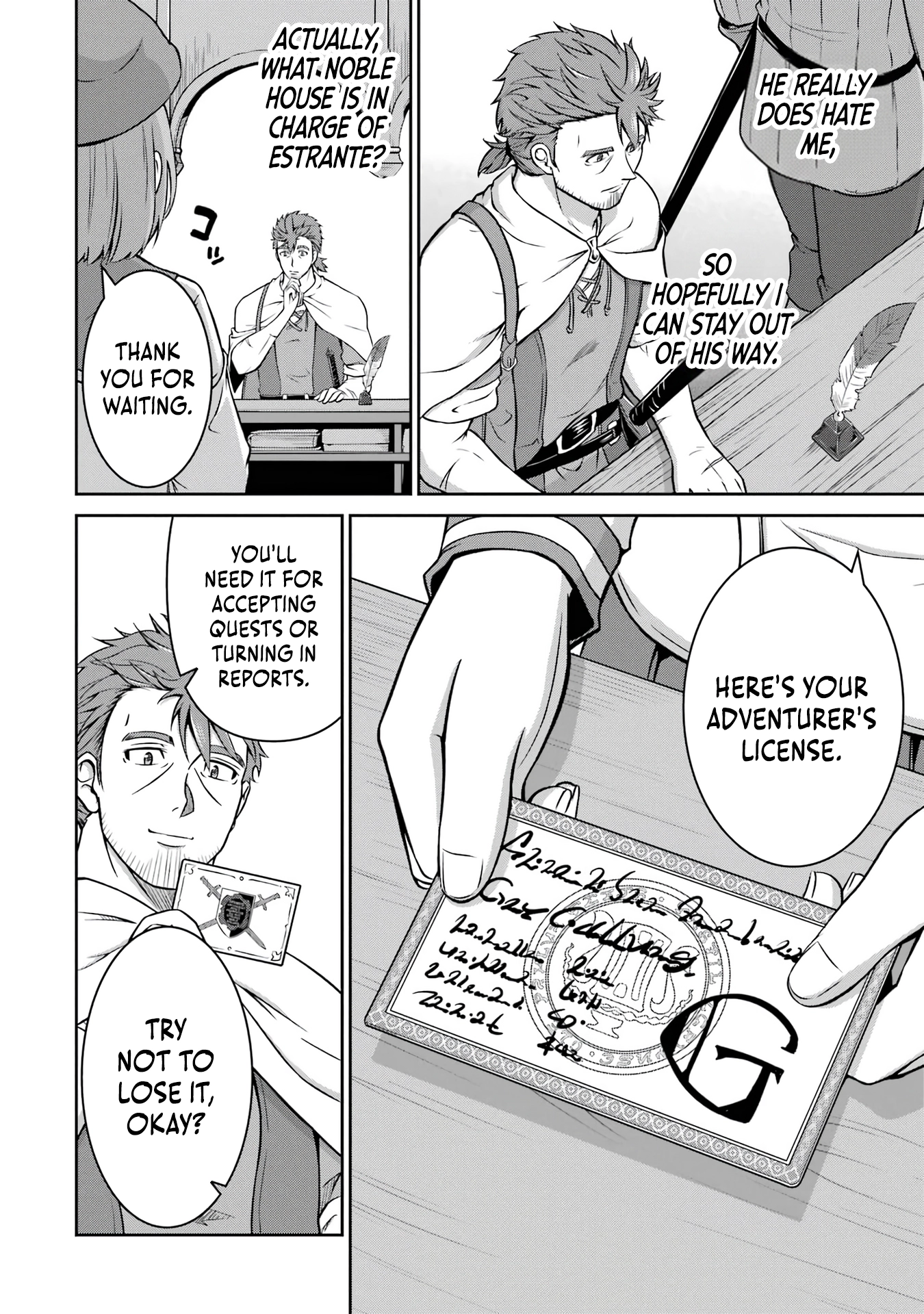 Ossan Boukensha no Okureta Eiyuu-tan - Kansha no Suburi o 1 nichi 1 man Kaishite itara, Kensei ga Deshi-iri Shigan ni Yatte Kita Chapter 2 - page 10