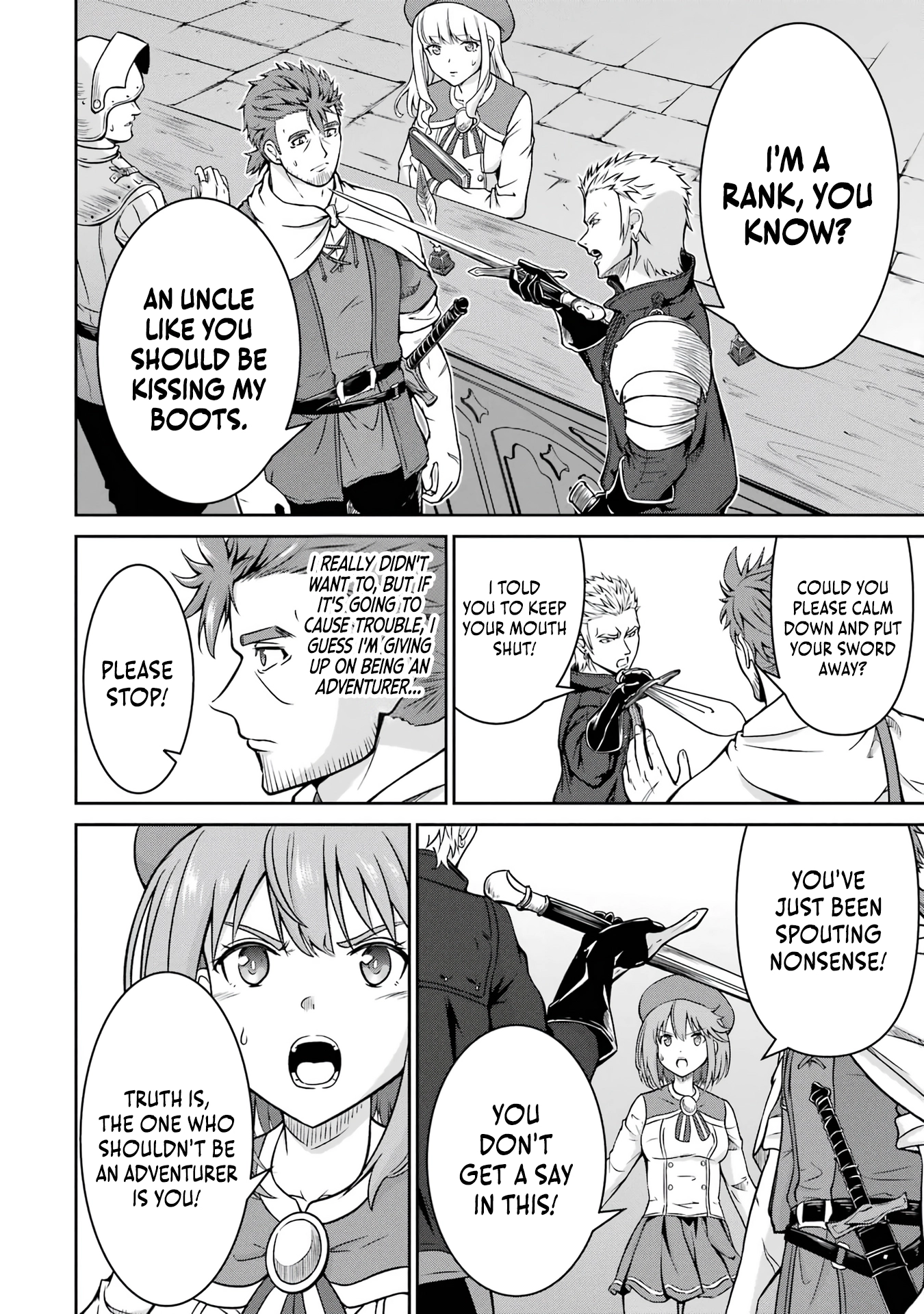 Ossan Boukensha no Okureta Eiyuu-tan - Kansha no Suburi o 1 nichi 1 man Kaishite itara, Kensei ga Deshi-iri Shigan ni Yatte Kita Chapter 2 - page 14