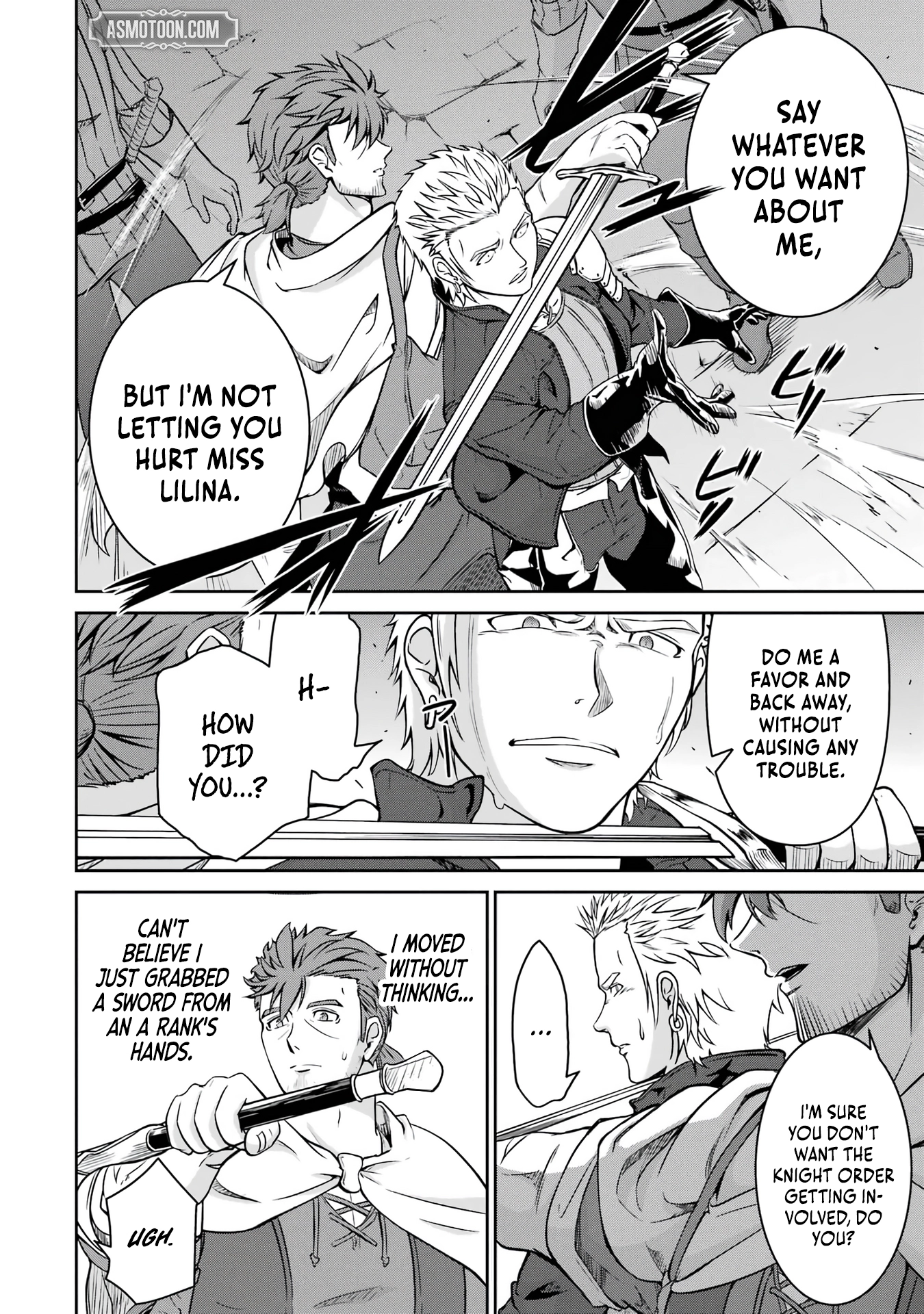 Ossan Boukensha no Okureta Eiyuu-tan - Kansha no Suburi o 1 nichi 1 man Kaishite itara, Kensei ga Deshi-iri Shigan ni Yatte Kita Chapter 2 - page 16