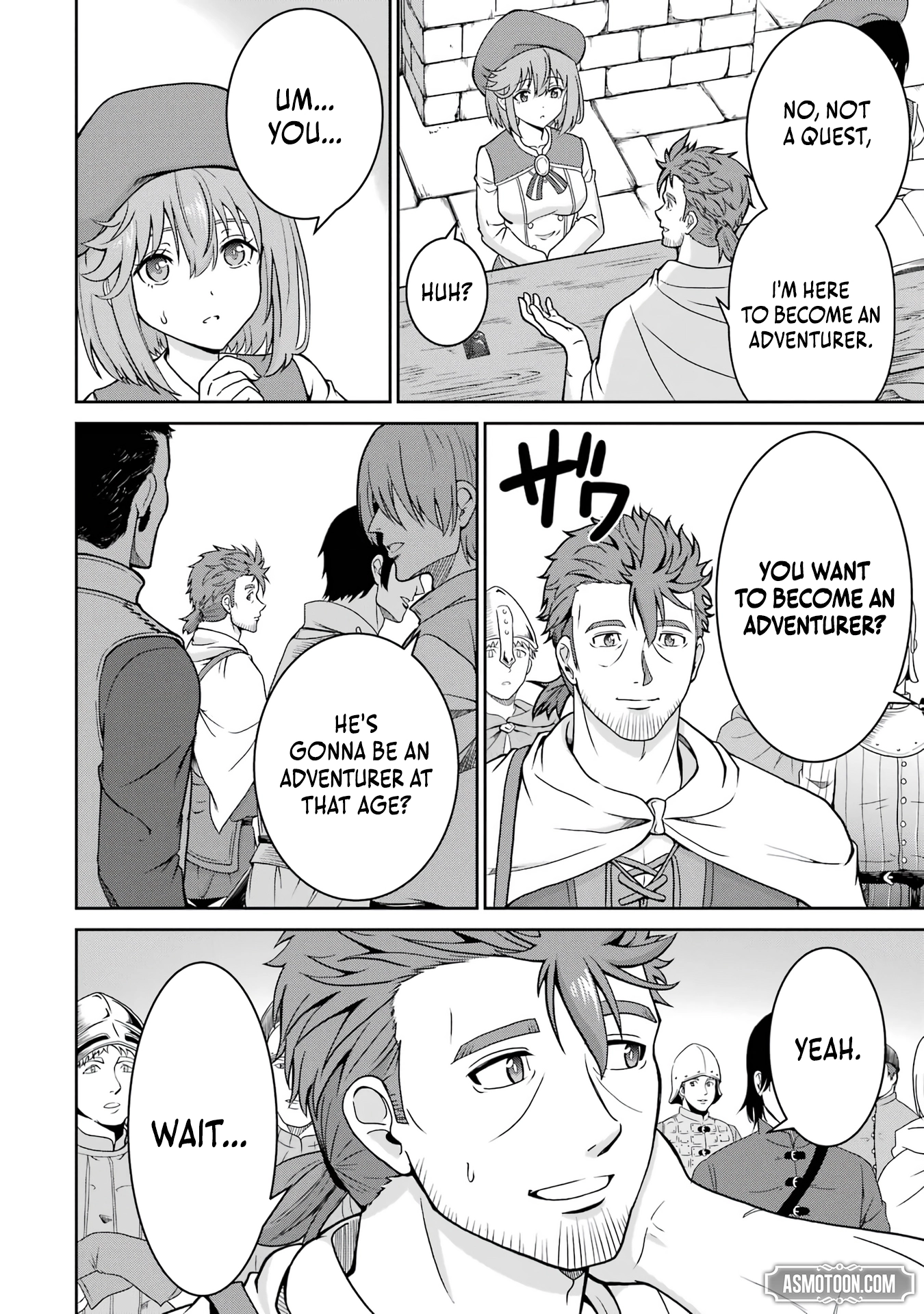 Ossan Boukensha no Okureta Eiyuu-tan - Kansha no Suburi o 1 nichi 1 man Kaishite itara, Kensei ga Deshi-iri Shigan ni Yatte Kita Chapter 2 - page 4