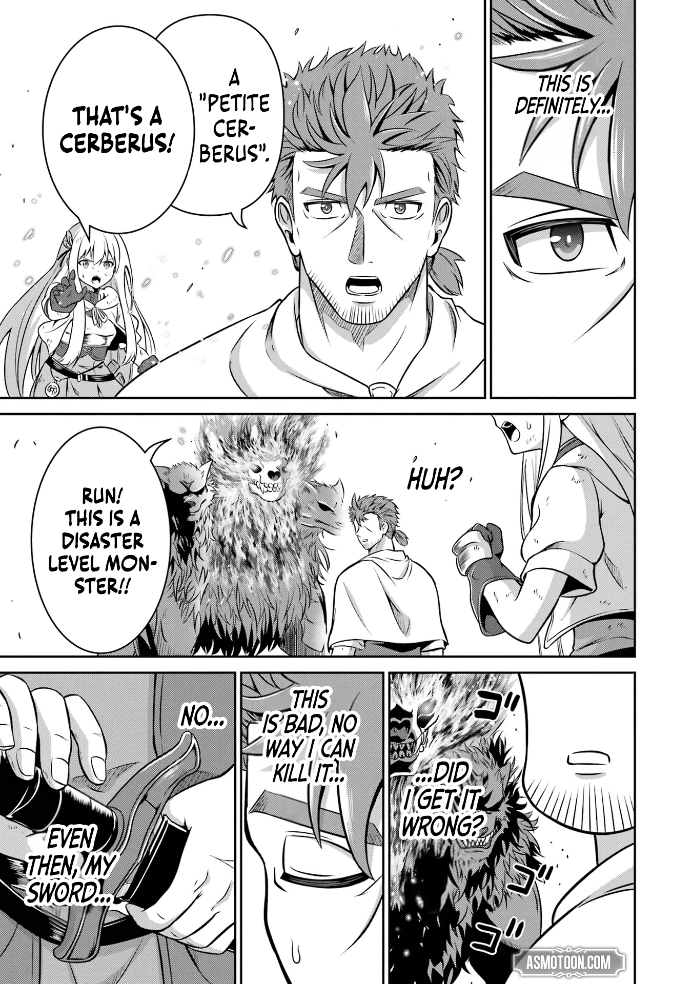 Ossan Boukensha no Okureta Eiyuu-tan - Kansha no Suburi o 1 nichi 1 man Kaishite itara, Kensei ga Deshi-iri Shigan ni Yatte Kita Chapter 2 - page 48