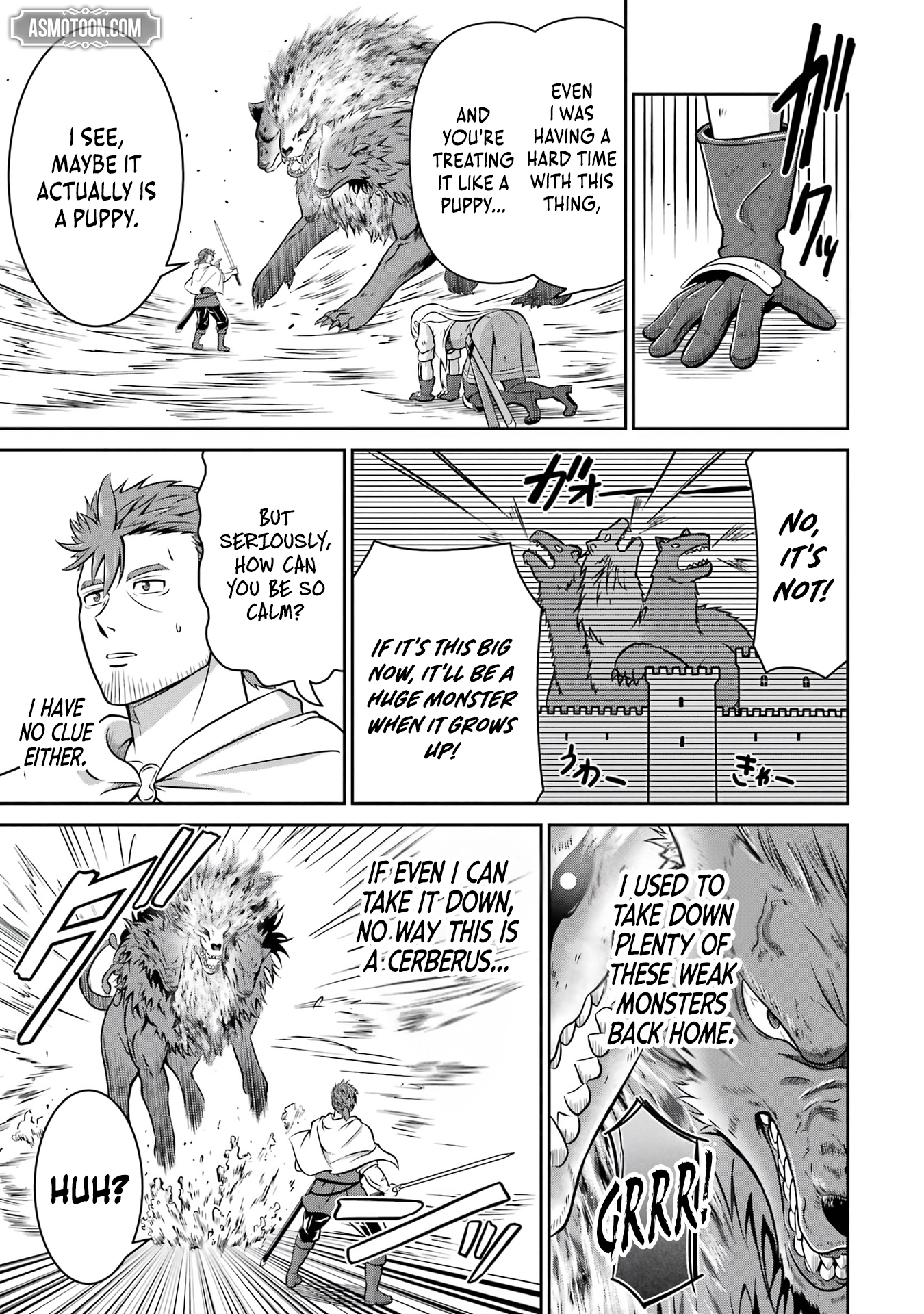 Ossan Boukensha no Okureta Eiyuu-tan - Kansha no Suburi o 1 nichi 1 man Kaishite itara, Kensei ga Deshi-iri Shigan ni Yatte Kita Chapter 2 - page 60