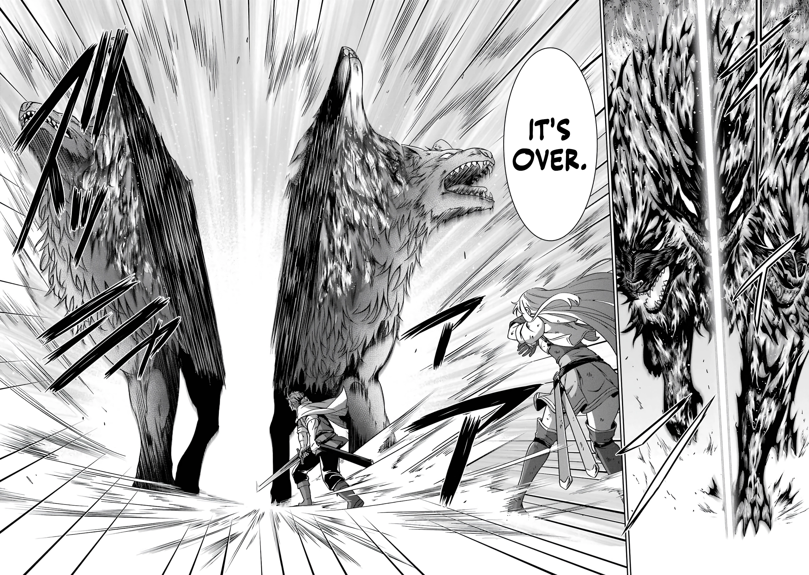 Ossan Boukensha no Okureta Eiyuu-tan - Kansha no Suburi o 1 nichi 1 man Kaishite itara, Kensei ga Deshi-iri Shigan ni Yatte Kita Chapter 2 - page 63