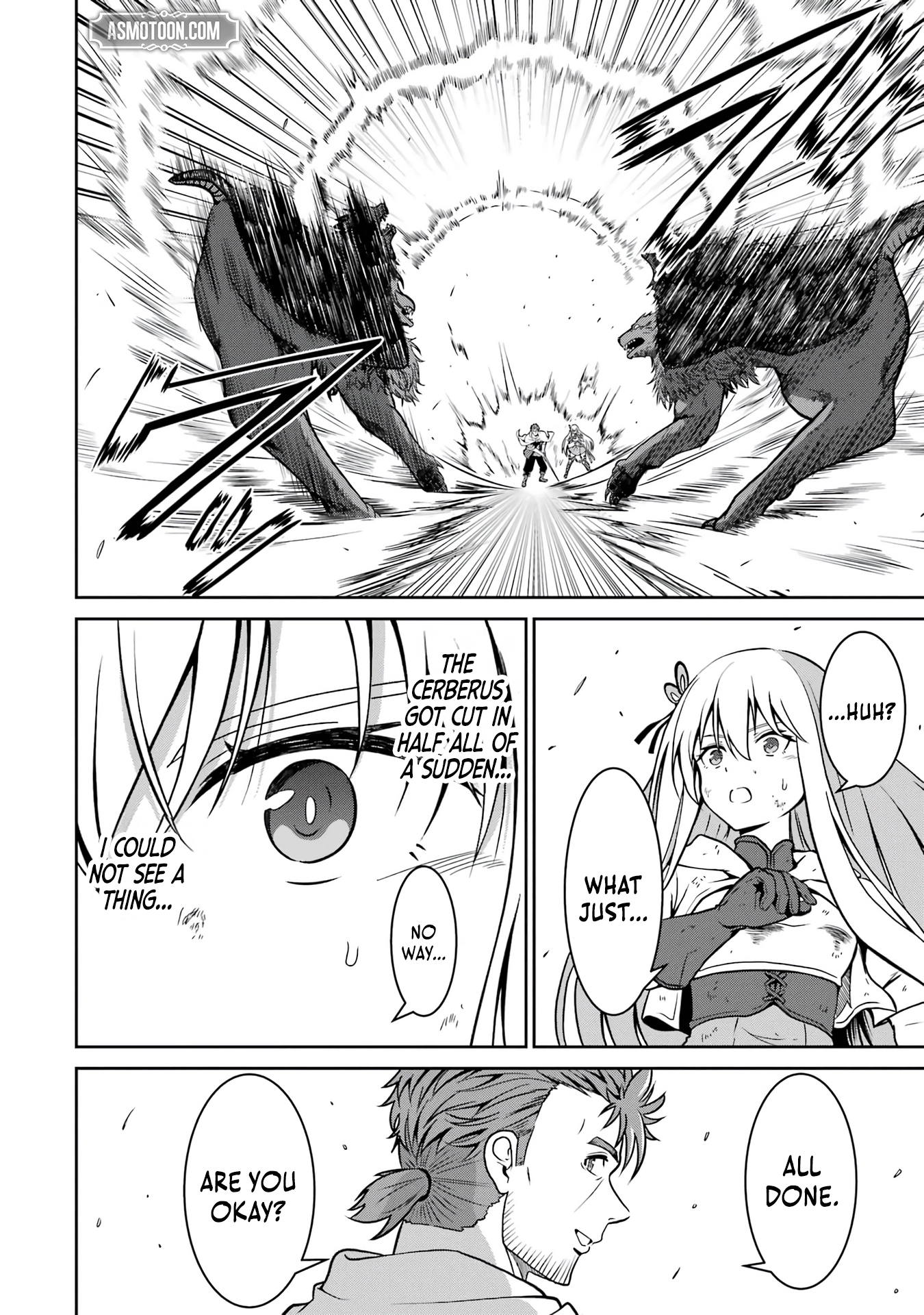 Ossan Boukensha no Okureta Eiyuu-tan - Kansha no Suburi o 1 nichi 1 man Kaishite itara, Kensei ga Deshi-iri Shigan ni Yatte Kita Chapter 2 - page 64