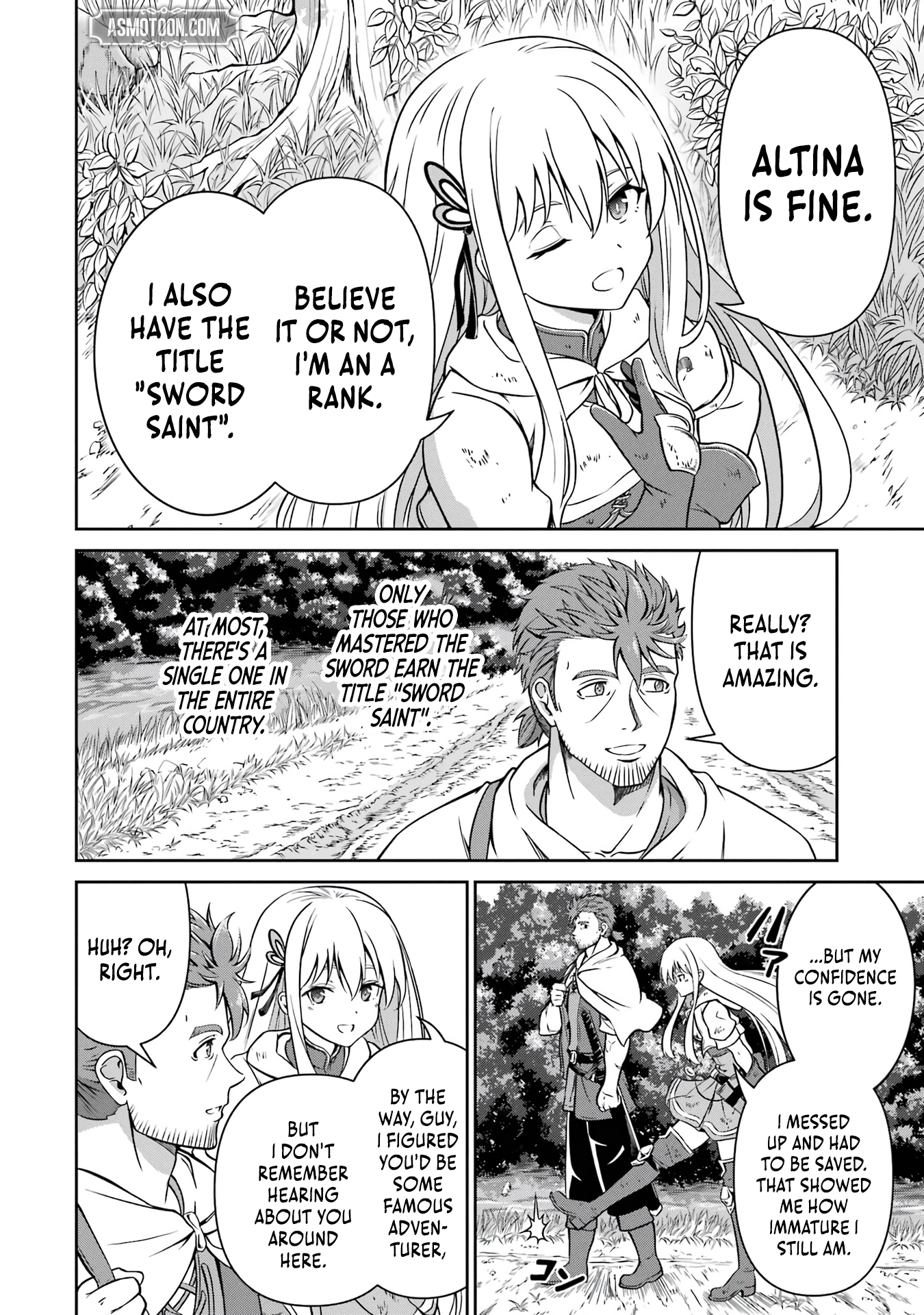 Ossan Boukensha no Okureta Eiyuu-tan - Kansha no Suburi o 1 nichi 1 man Kaishite itara, Kensei ga Deshi-iri Shigan ni Yatte Kita Chapter 2 - page 68