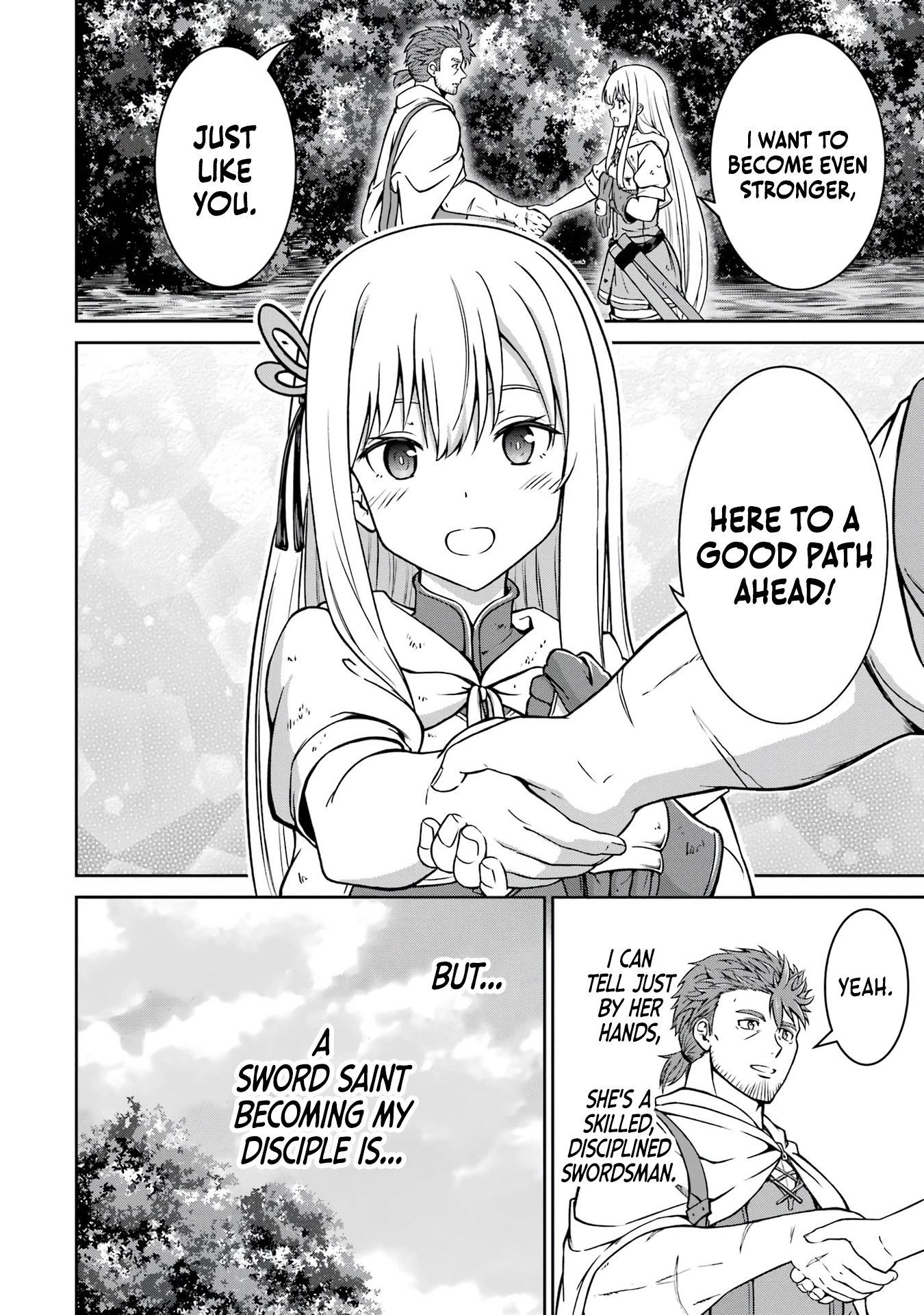 Ossan Boukensha no Okureta Eiyuu-tan - Kansha no Suburi o 1 nichi 1 man Kaishite itara, Kensei ga Deshi-iri Shigan ni Yatte Kita Chapter 2 - page 78