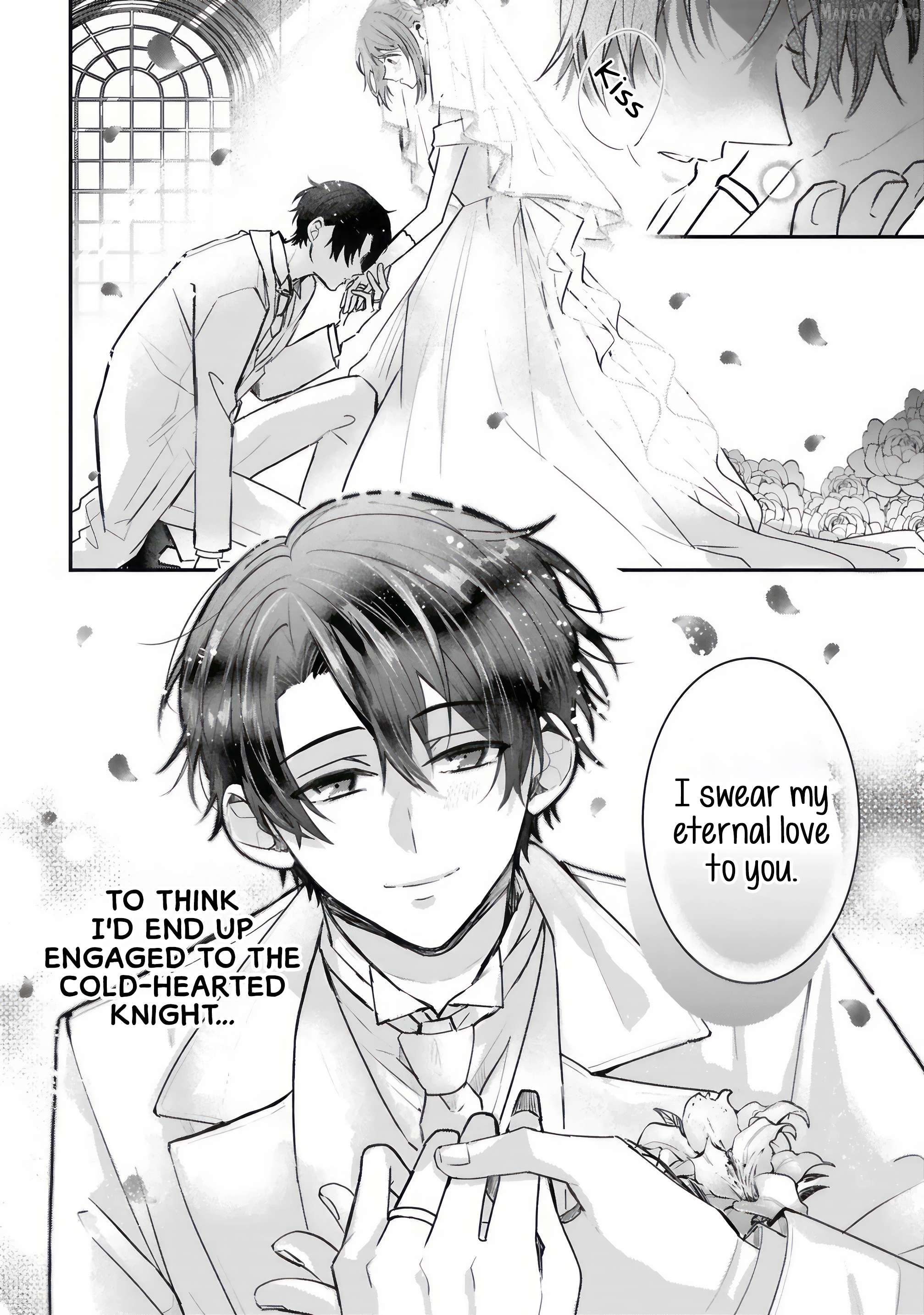 Renai Fushinna Reijou wa Reikoku Kishi-sama no Dekiai ni Kizukanai Chapter 1.1 - page 2