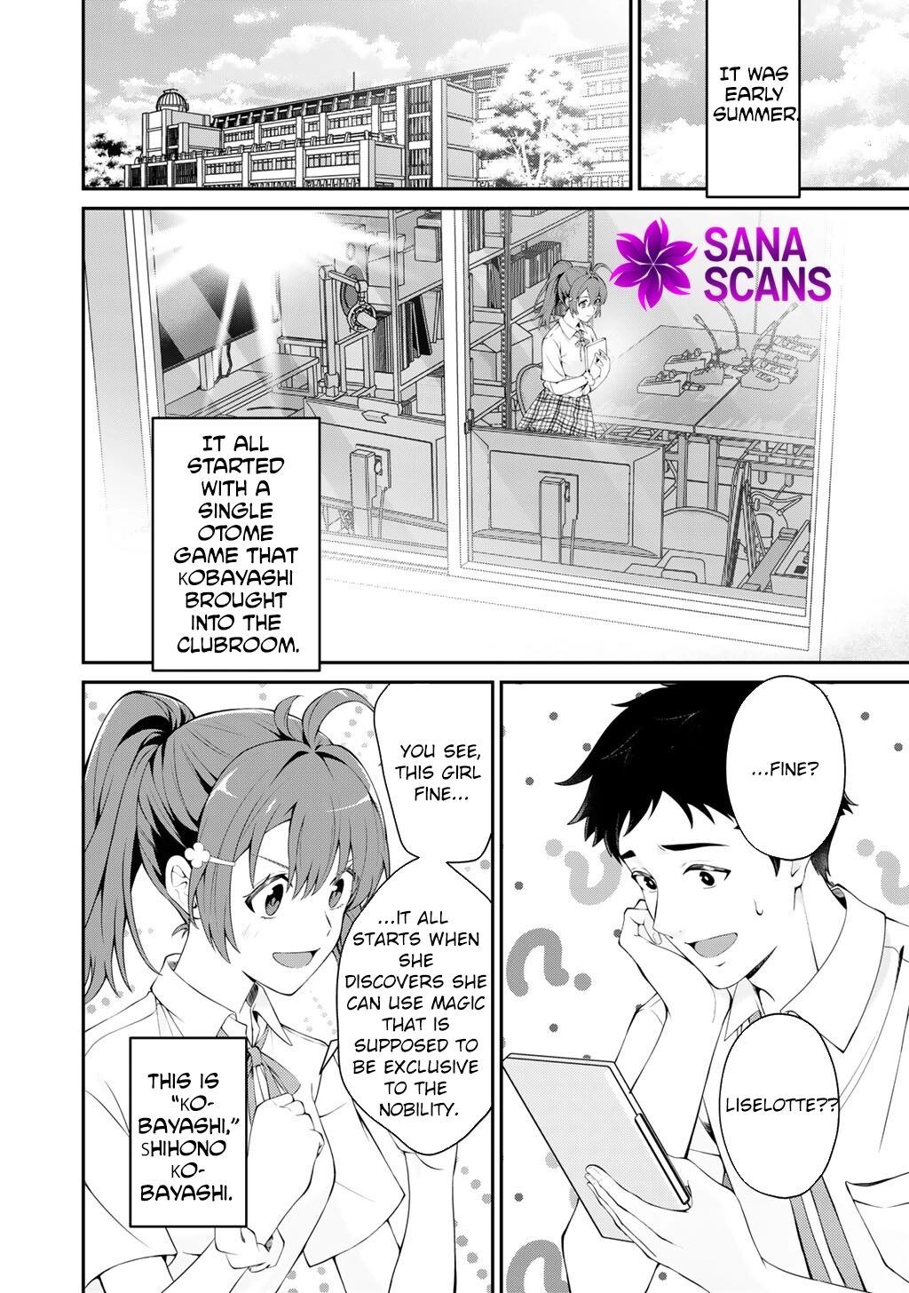 Tsundere Villainess Lieselotte, with Commentary by Endo and Kobayashi. Chapter 1 - page 10