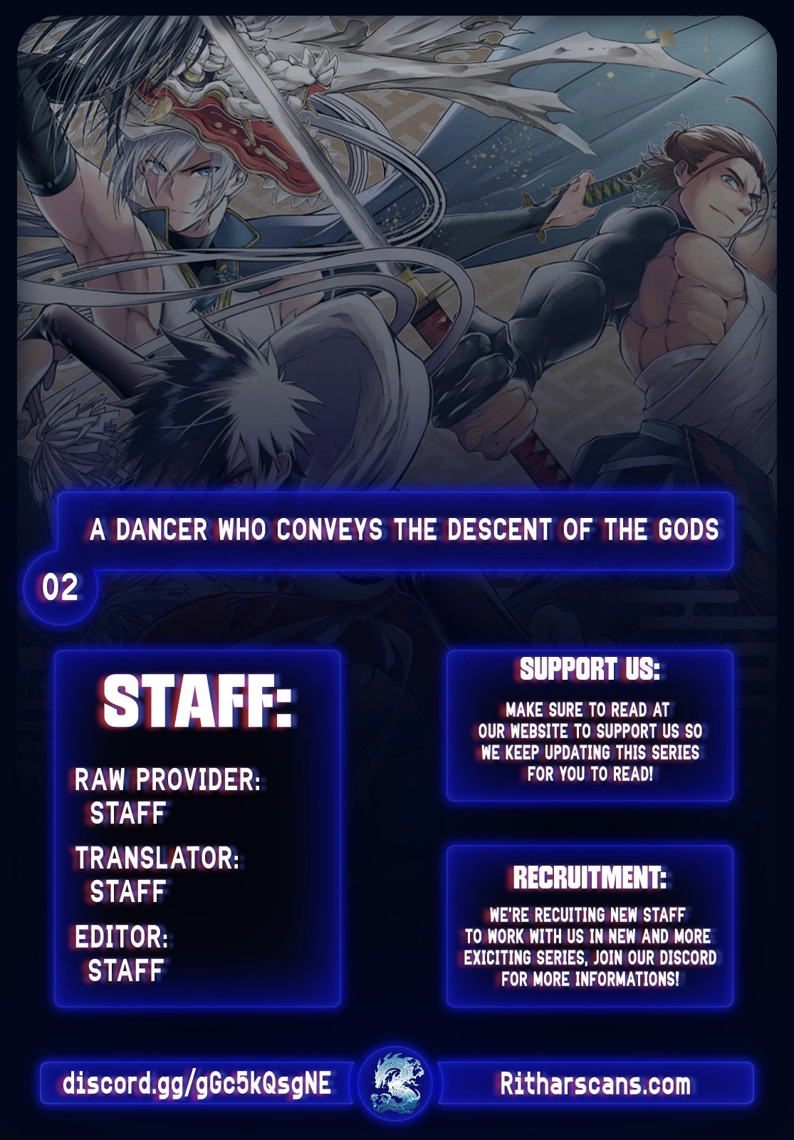 A dancer who conveys the descent of the gods Chapter 2 - page 1
