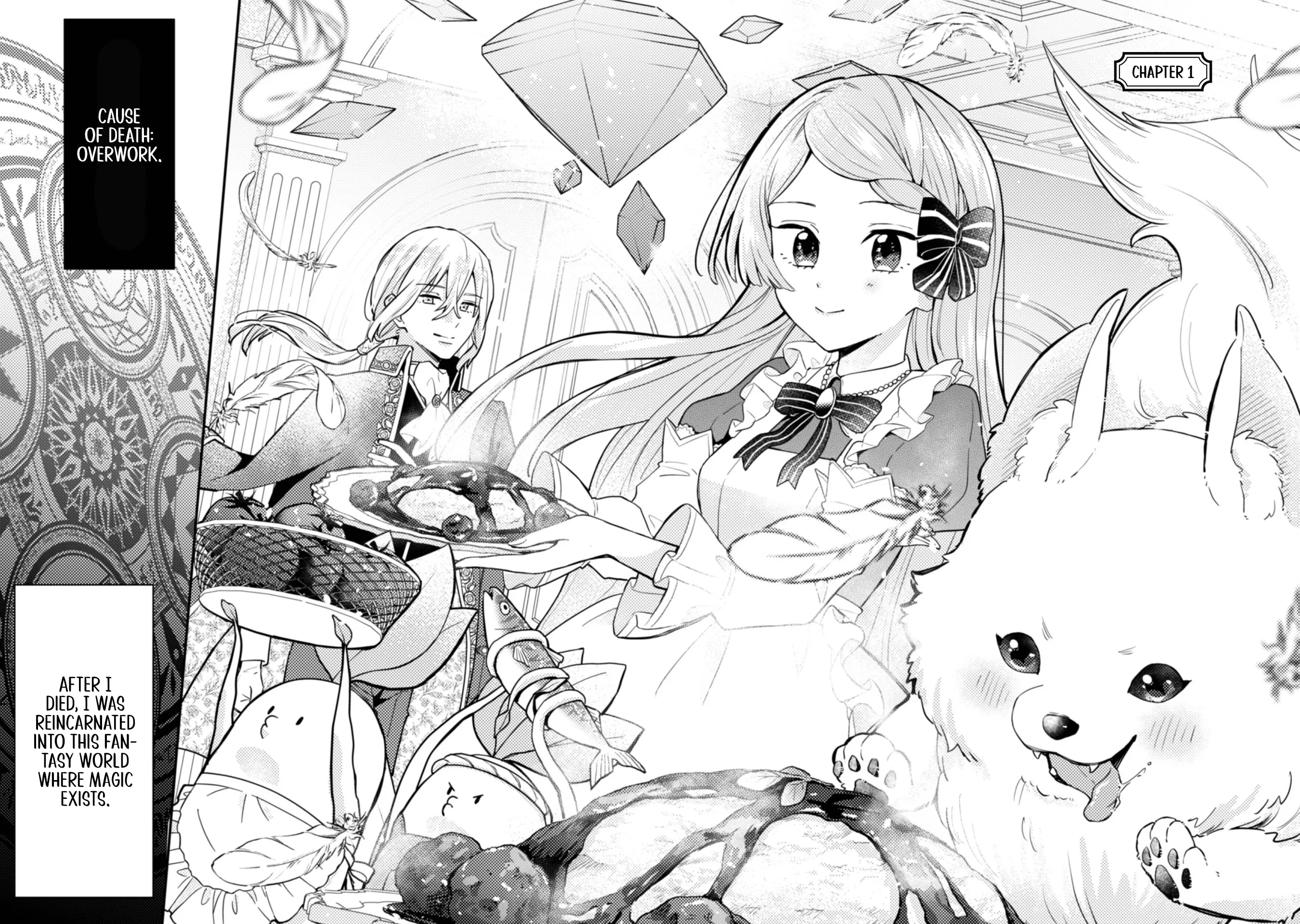 Ponkotsu Reijou ni Tensei Shitara, Mofumofu kara Ouji no Meshiuma Yome ni Ninmeisaremashita Chapter 1 - page 4