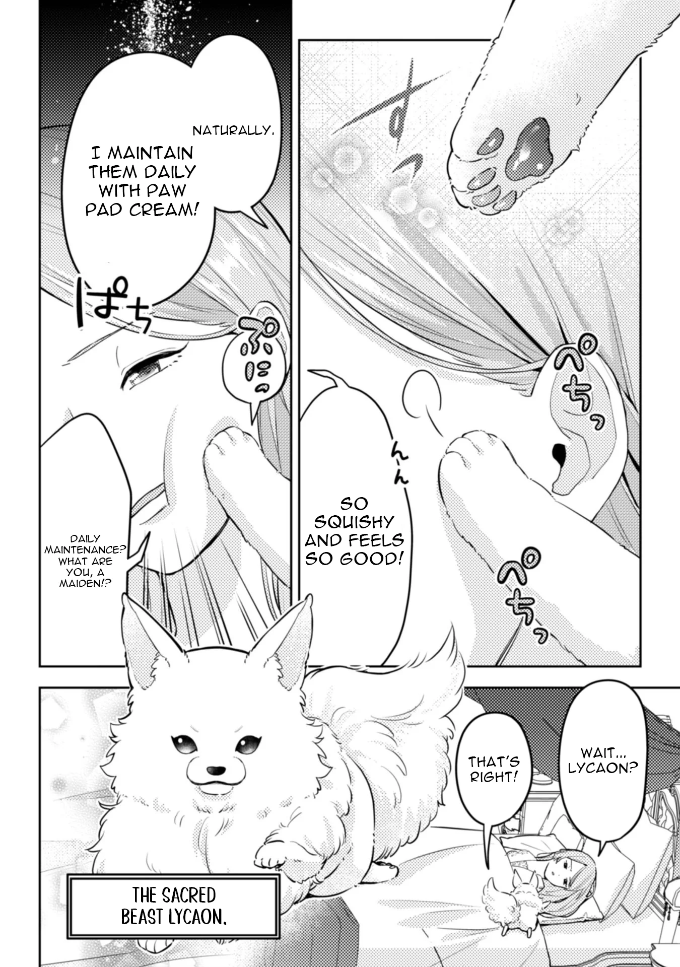 Ponkotsu Reijou ni Tensei Shitara, Mofumofu kara Ouji no Meshiuma Yome ni Ninmeisaremashita Chapter 3 - page 2