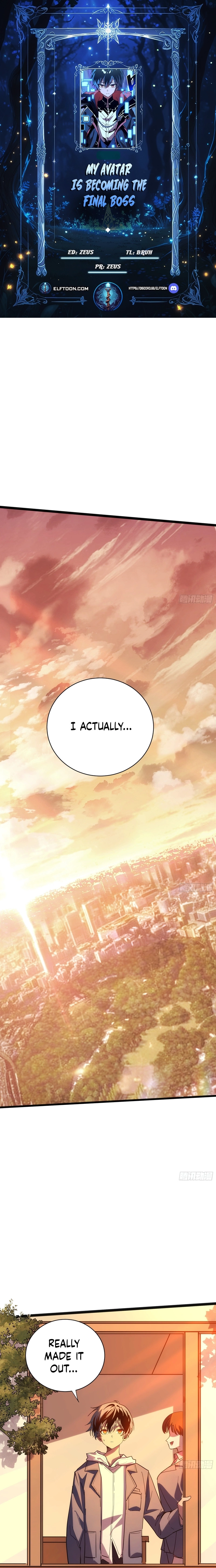 My Avatar Is Becoming the Final Boss Chapter 1 - page 1