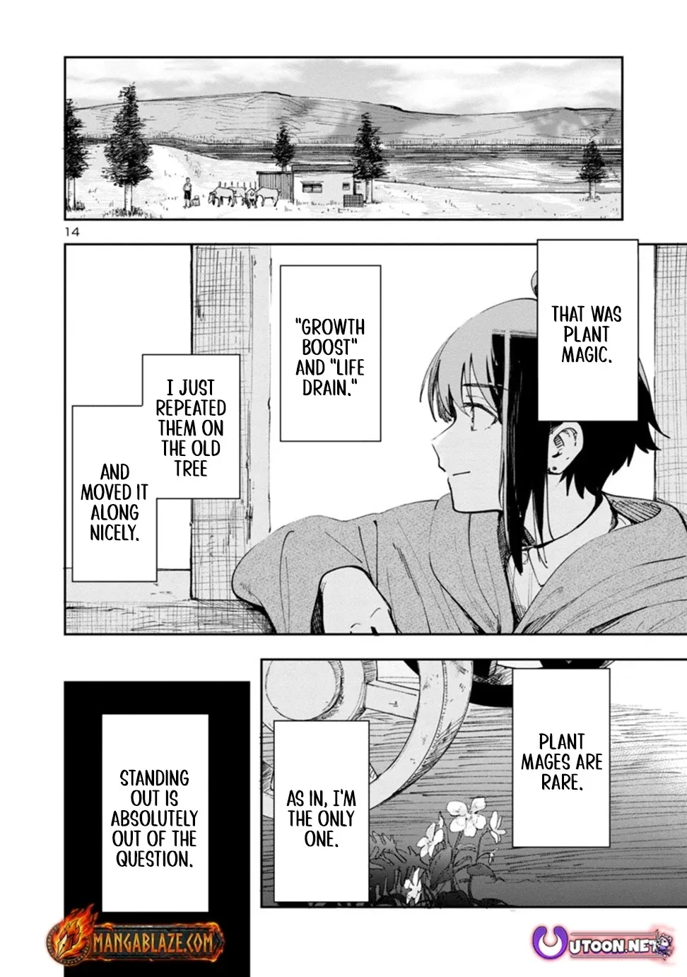 Kyuutei wo Kubi ni natta Shokubutsu Madoushi wa Slow Life wo Ouka suru Chapter 1 - page 14
