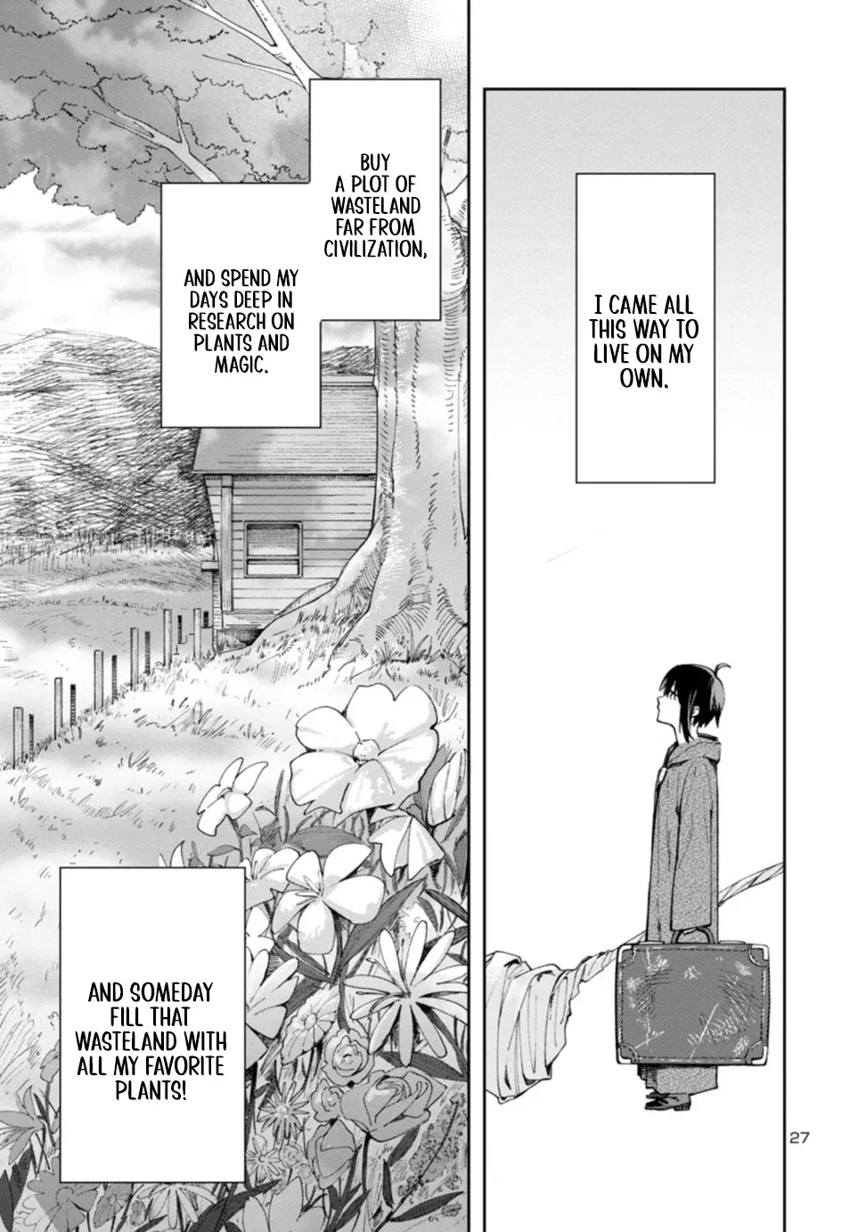 Kyuutei wo Kubi ni natta Shokubutsu Madoushi wa Slow Life wo Ouka suru Chapter 1 - page 27