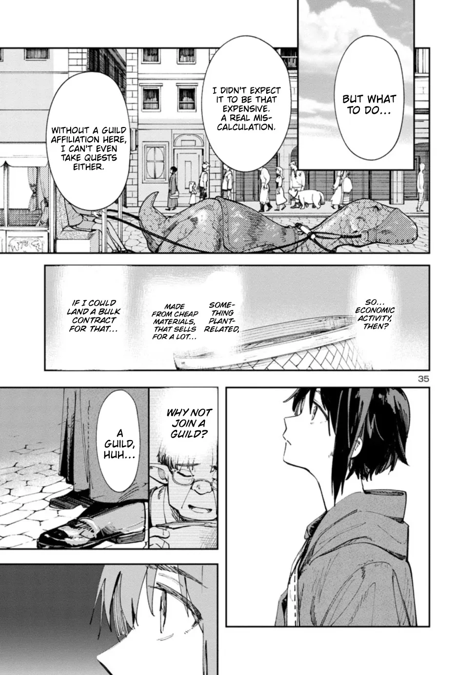 Kyuutei wo Kubi ni natta Shokubutsu Madoushi wa Slow Life wo Ouka suru Chapter 1 - page 35