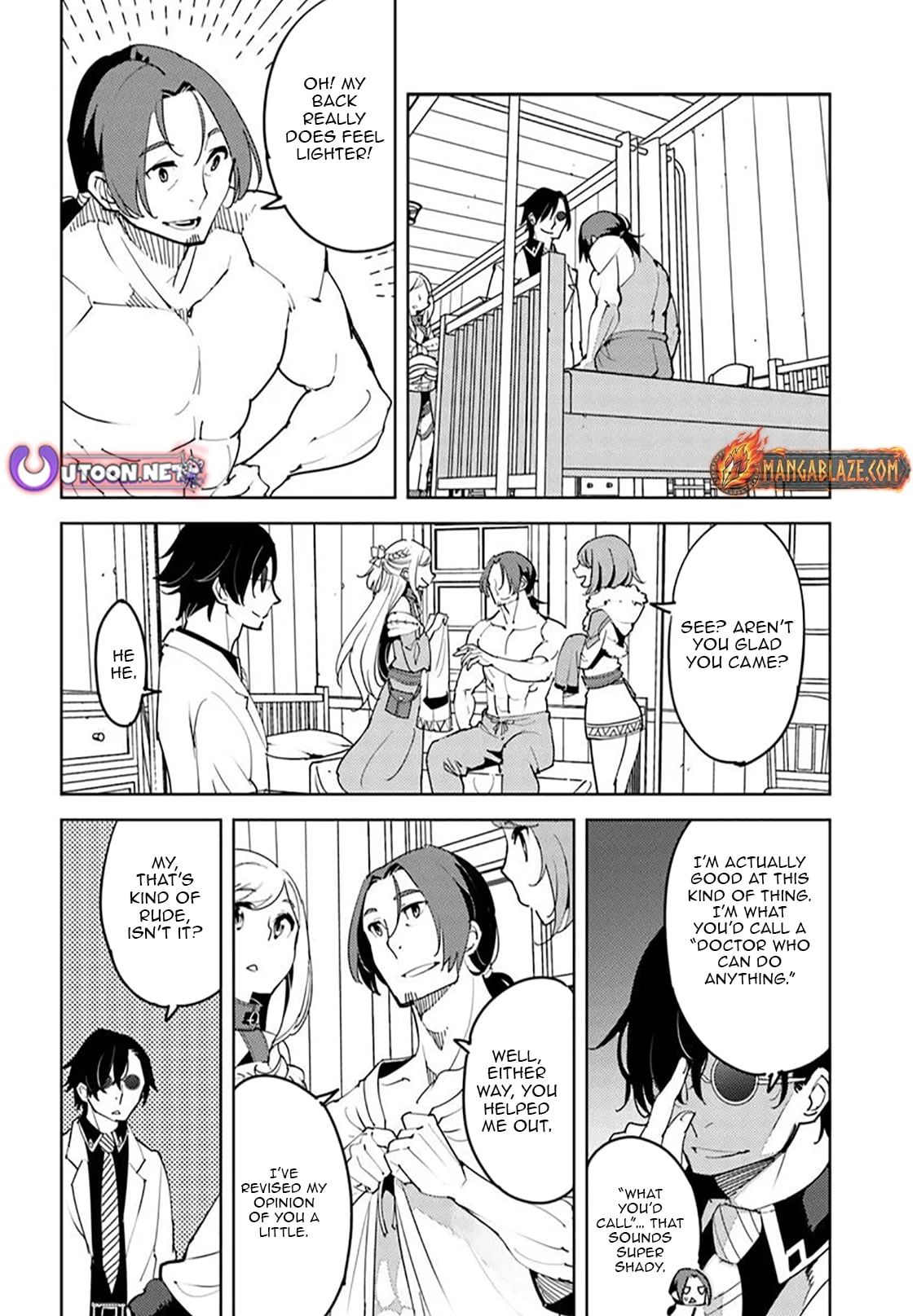 Hisabisa ni Kentoushindan wo Uketara Saikyou Status ni Natte Ita ~Tsuihou Sareta Ossan Boukensha, Imasara Eiyuu wo Mezasu~ Chapter 4 - page 8