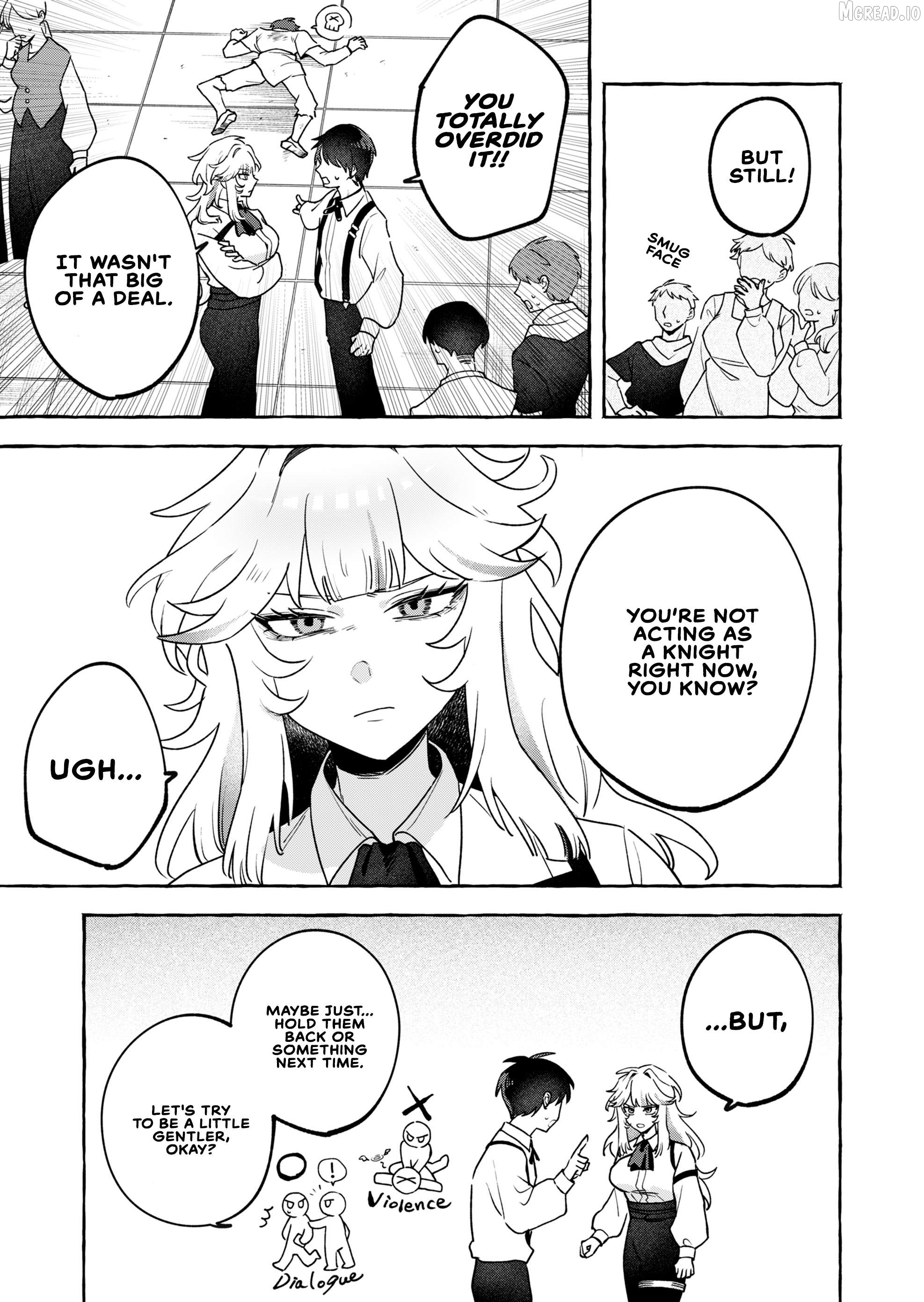 Tatakai shika Shiranai Onna Kishi o Amayakashi Tsuzuketa Chapter 3 - page 5