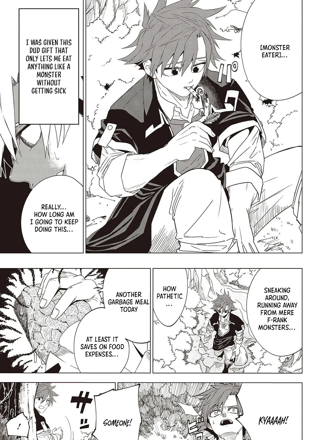 Mamono Kurai Ranking Saikai no Boukensha wa Mamono no Chikara de Saikyou e Chapter 1 - page 22