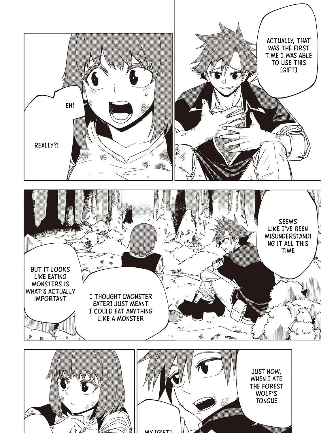 Mamono Kurai Ranking Saikai no Boukensha wa Mamono no Chikara de Saikyou e Chapter 1 - page 46