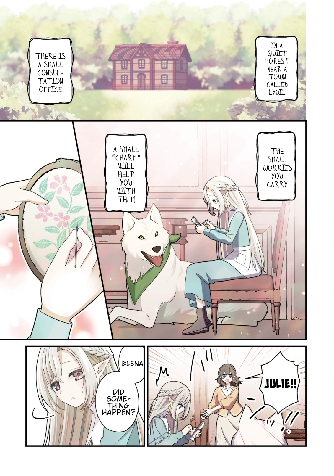 Julie and Elena's Forest Consultation Office: Protecting Your Future with the Power of Empowerment! Chapter 1 - page 1