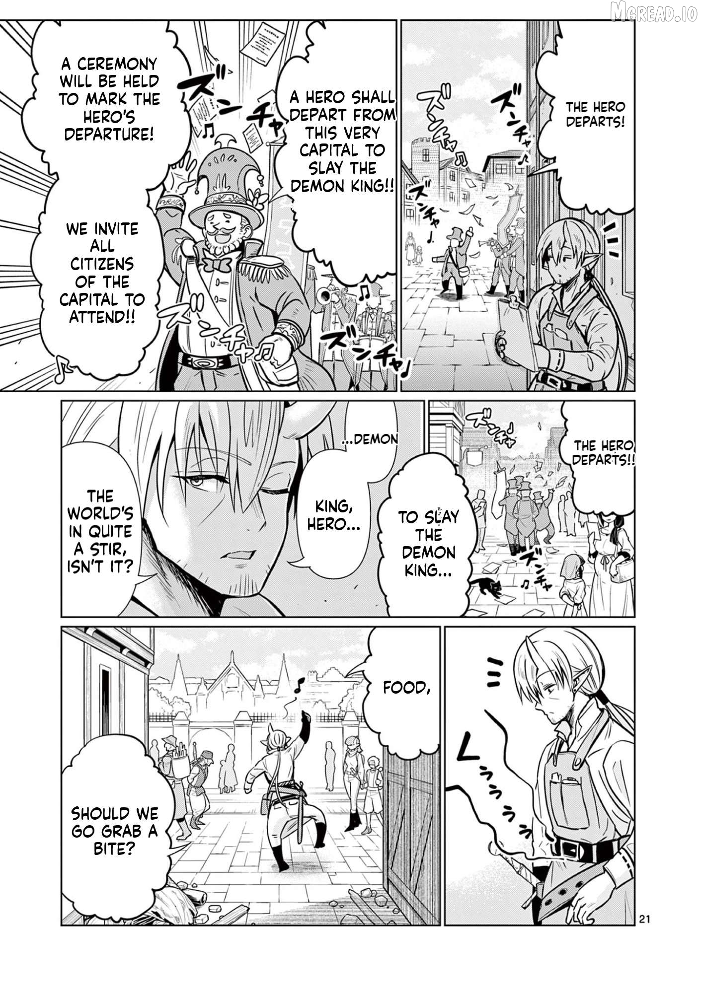 Moto Deshi ga Maou ni Natta Sei de, Yuusha ni Renkou saremashita. Chapter 1 - page 22