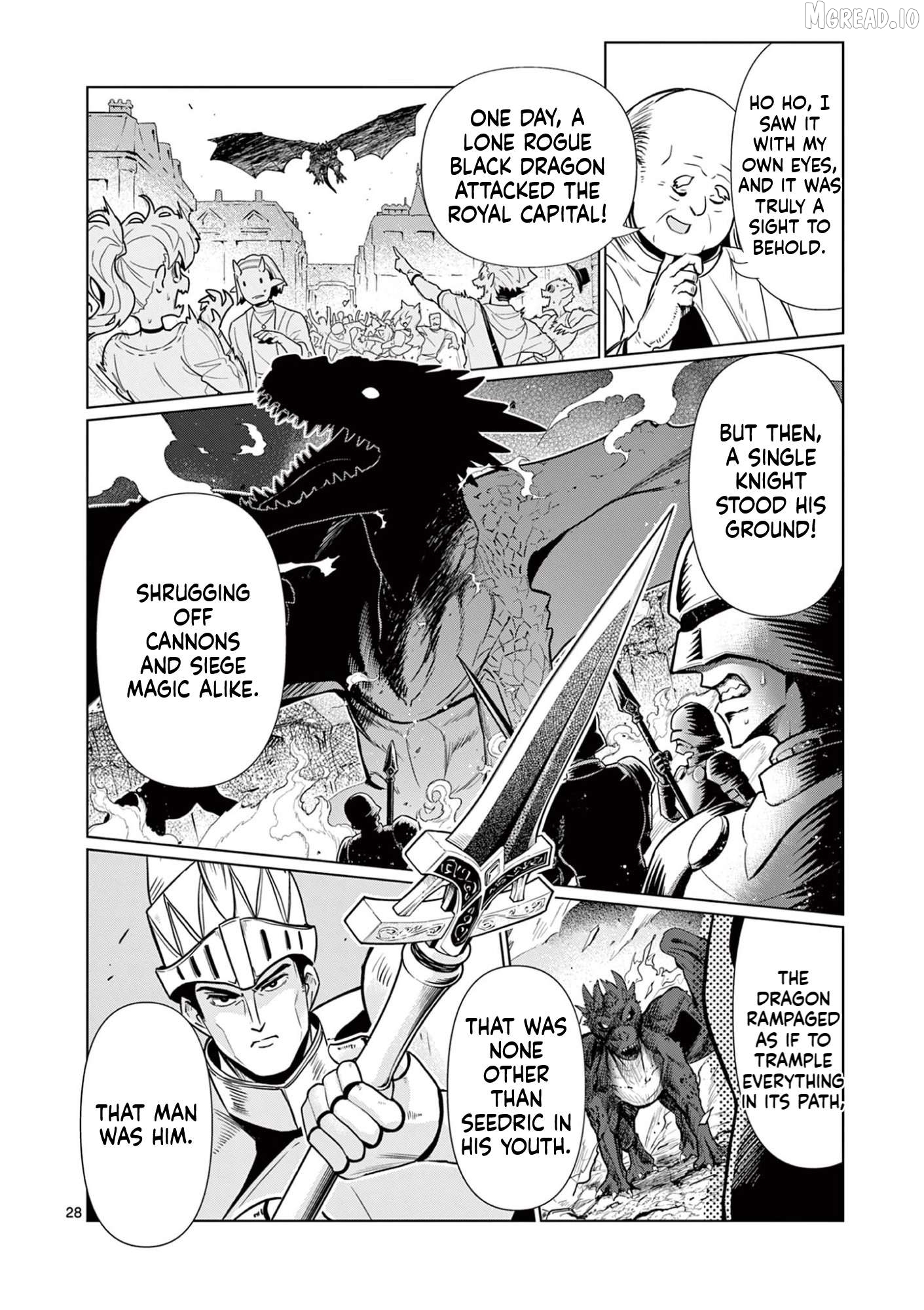 Moto Deshi ga Maou ni Natta Sei de, Yuusha ni Renkou saremashita. Chapter 1 - page 29