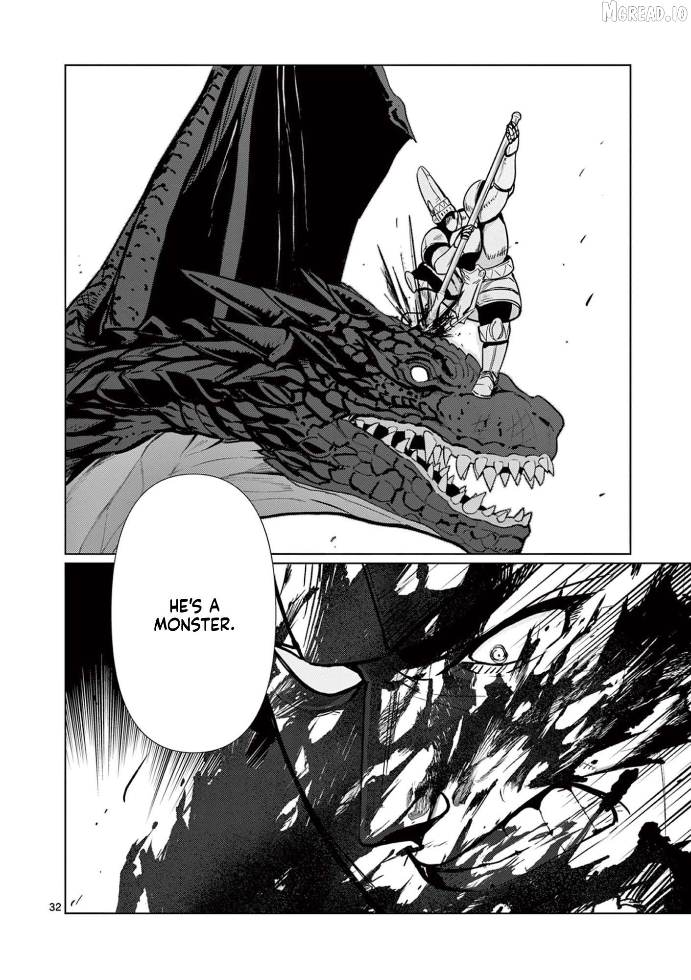 Moto Deshi ga Maou ni Natta Sei de, Yuusha ni Renkou saremashita. Chapter 1 - page 33