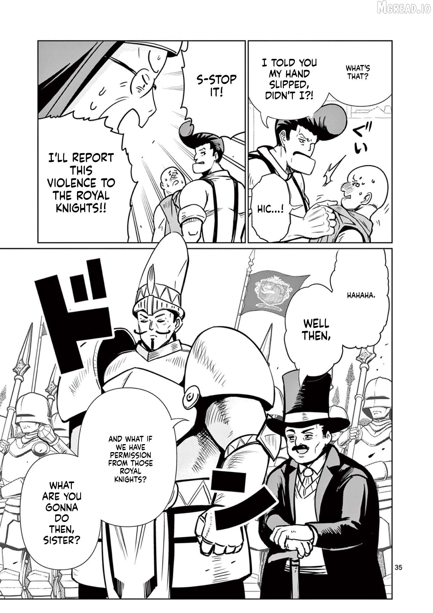 Moto Deshi ga Maou ni Natta Sei de, Yuusha ni Renkou saremashita. Chapter 1 - page 36