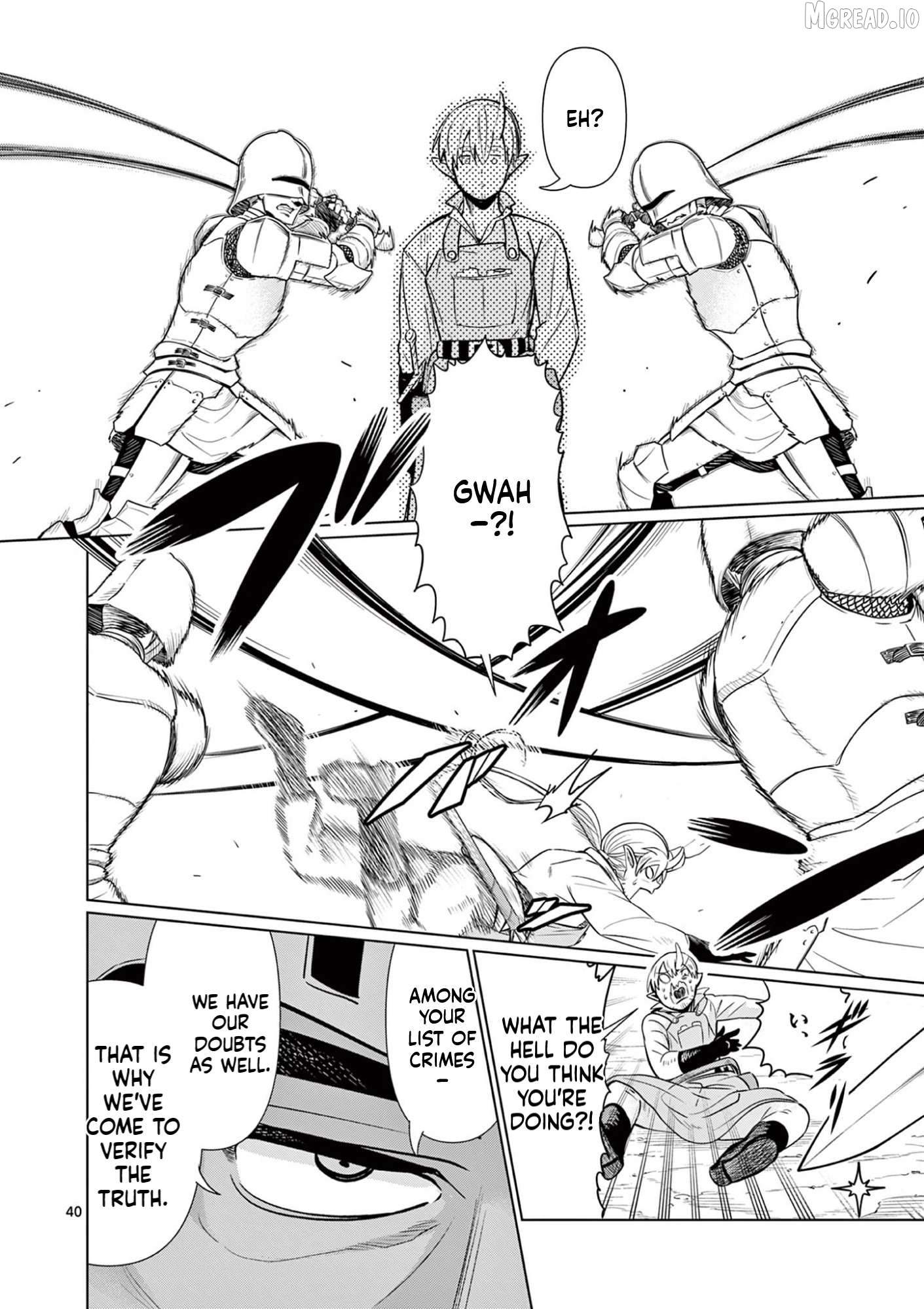Moto Deshi ga Maou ni Natta Sei de, Yuusha ni Renkou saremashita. Chapter 1 - page 41