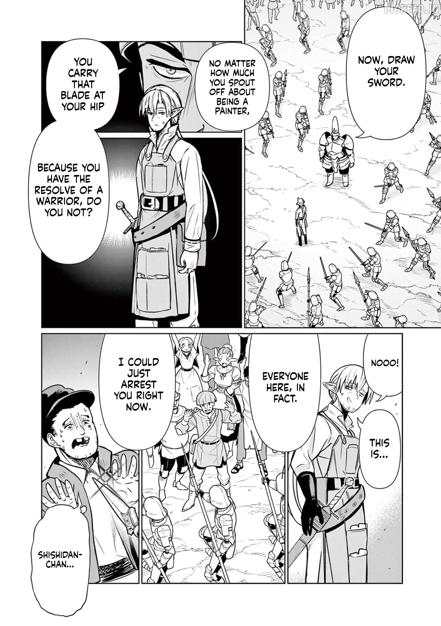 Moto Deshi ga Maou ni Natta Sei de, Yuusha ni Renkou saremashita. Chapter 1 - page 43