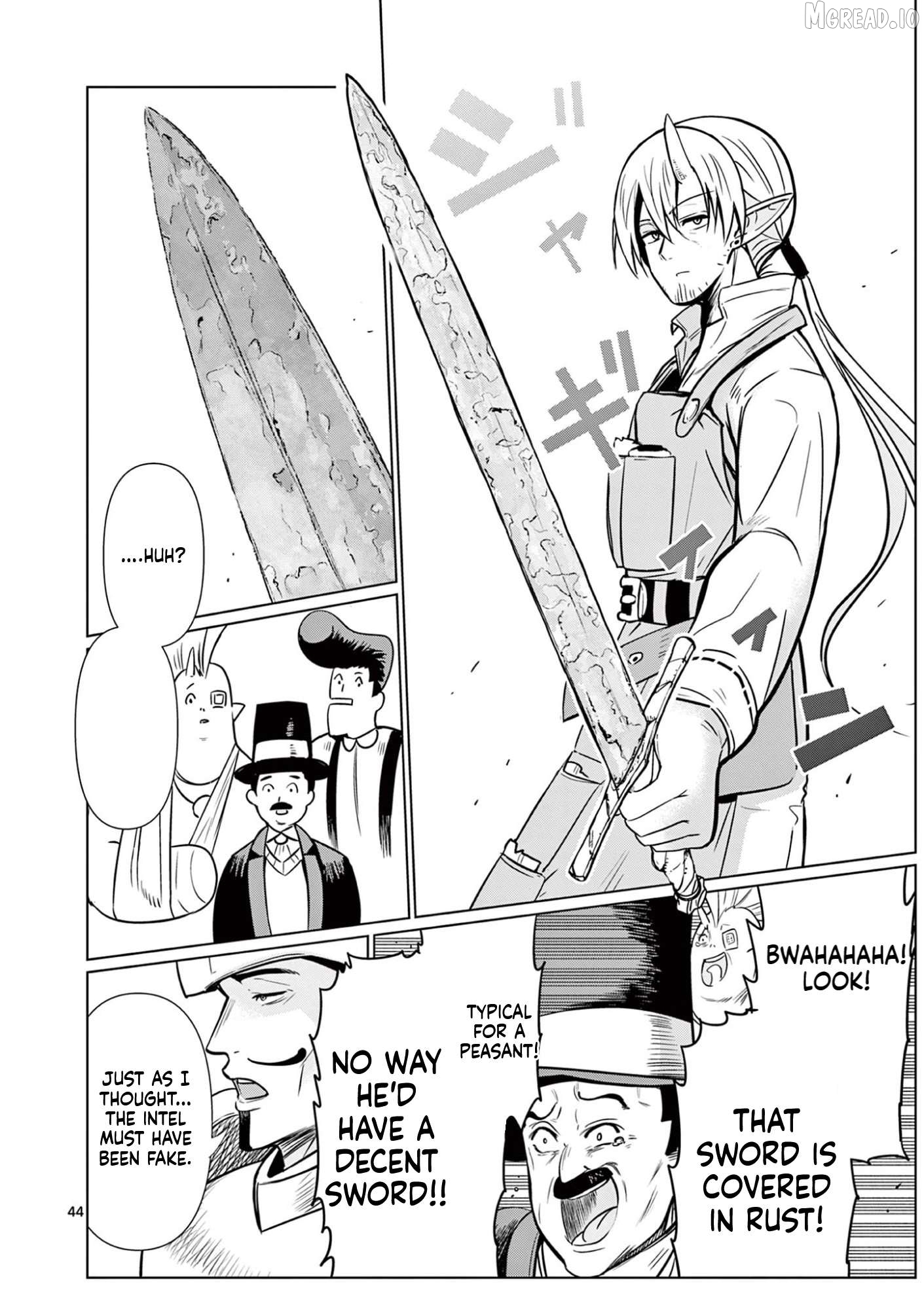 Moto Deshi ga Maou ni Natta Sei de, Yuusha ni Renkou saremashita. Chapter 1 - page 45