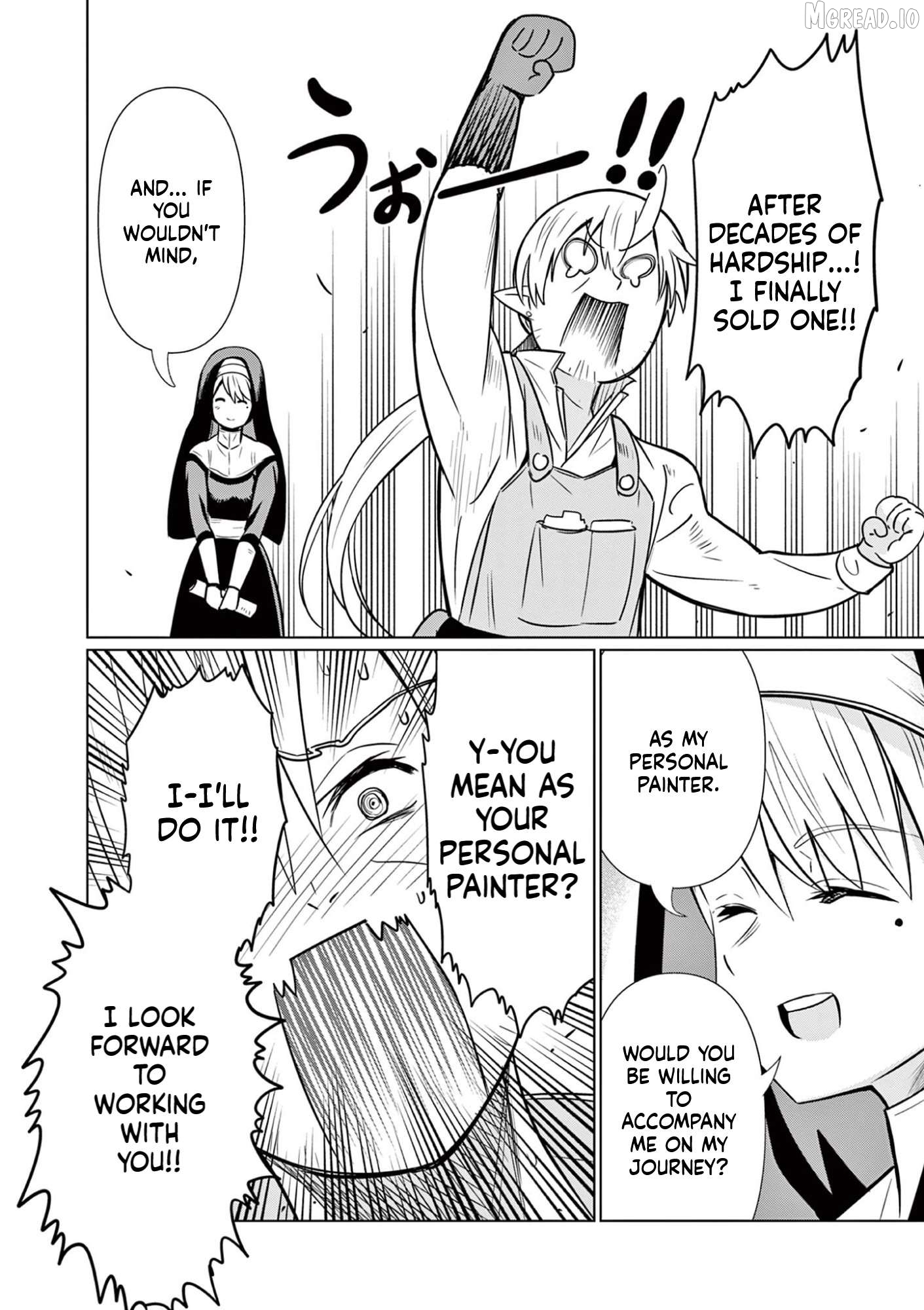 Moto Deshi ga Maou ni Natta Sei de, Yuusha ni Renkou saremashita. Chapter 1 - page 61