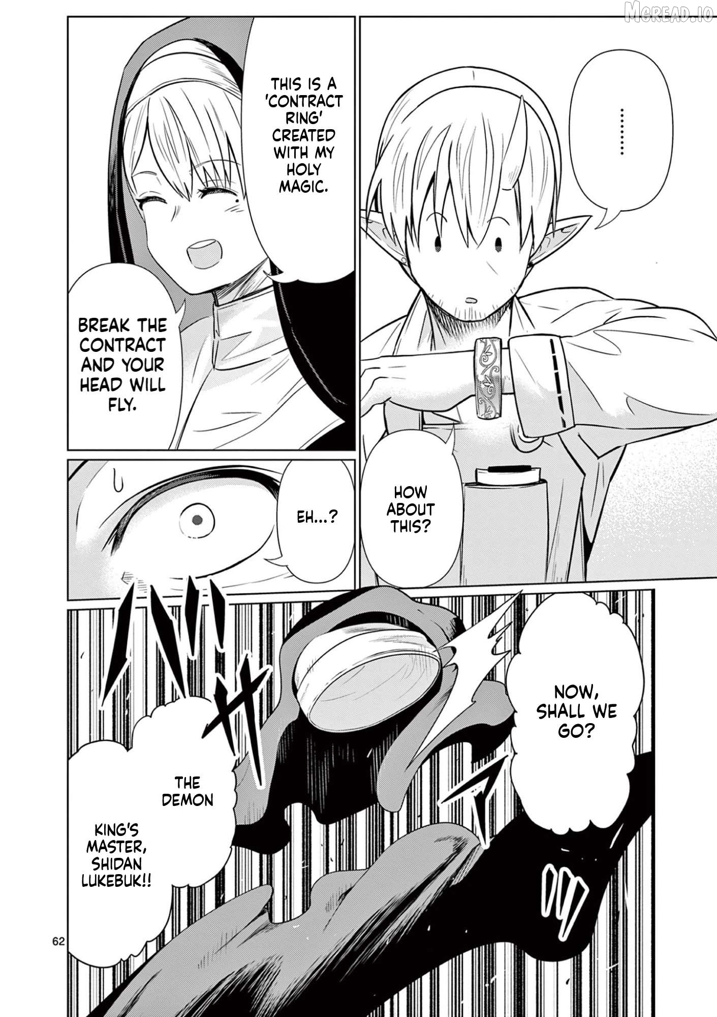 Moto Deshi ga Maou ni Natta Sei de, Yuusha ni Renkou saremashita. Chapter 1 - page 63