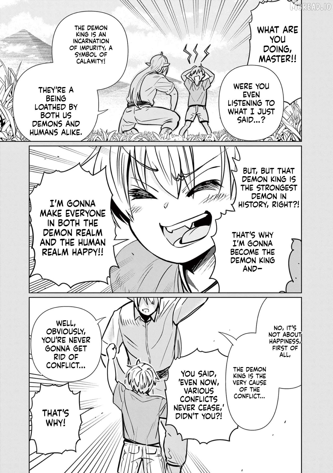Moto Deshi ga Maou ni Natta Sei de, Yuusha ni Renkou saremashita. Chapter 1 - page 8