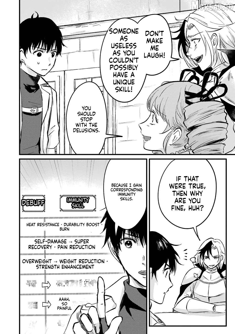 Sekai Saikyou no Debuff Ukeoinin ~Nakama no Debuff wo Katagawarishiteitara, Itsu no Aida ni ka Muteki no Nikutai ga Kanseishite Imashita~ Chapter 1 - page 16