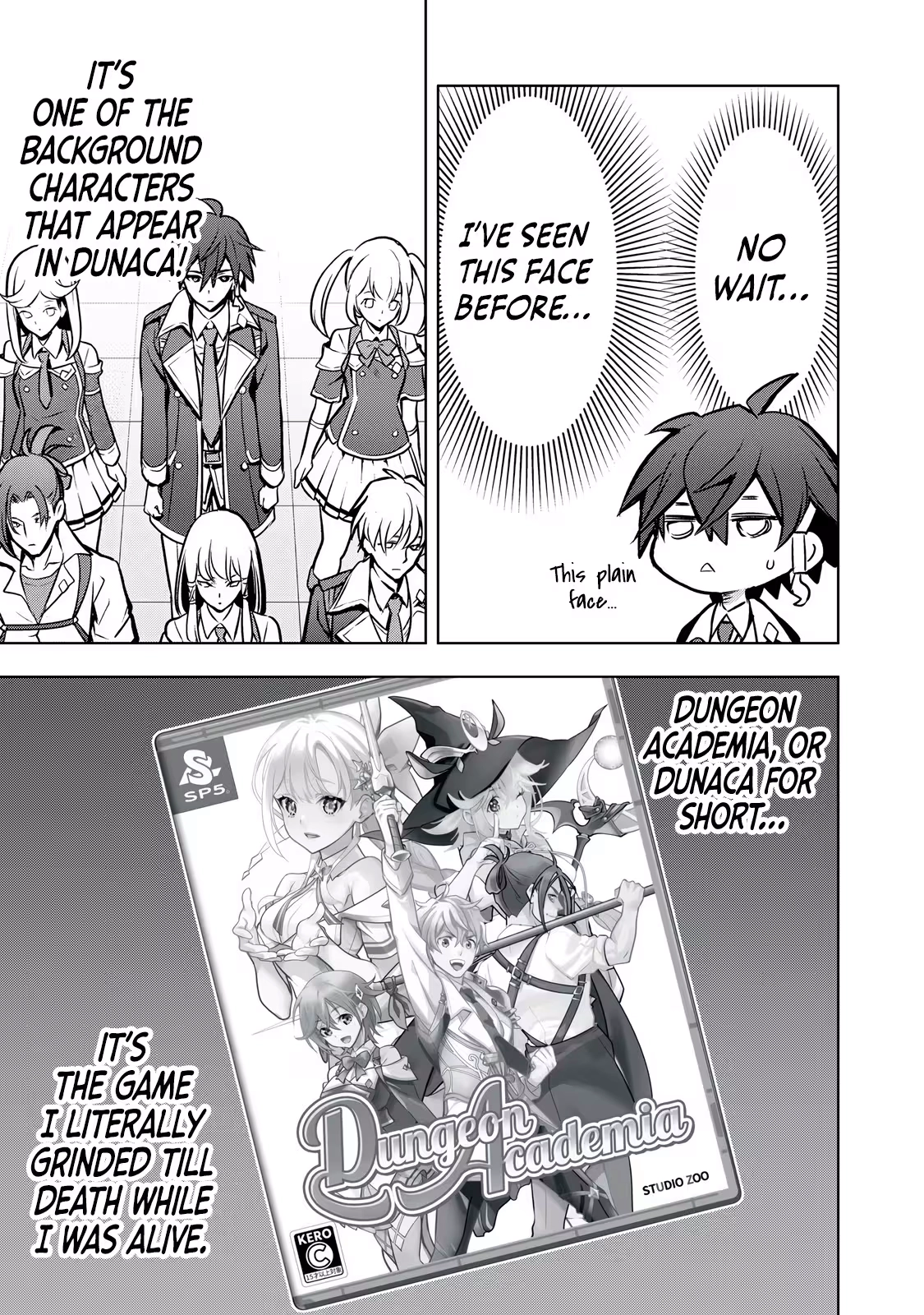 The Academy's Strongest Mob Healer ~ I Reincarnated as a Mob in a Death Game World, Got the Terrible Draw of "Healer" As My Job, and Became the Strongest Using My Knowledge of the Game Chapter 1.1 - page 15