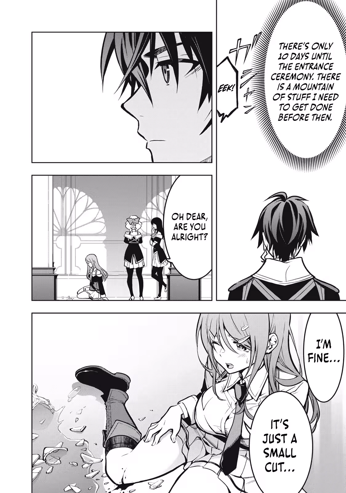 The Academy's Strongest Mob Healer ~ I Reincarnated as a Mob in a Death Game World, Got the Terrible Draw of "Healer" As My Job, and Became the Strongest Using My Knowledge of the Game Chapter 1.1 - page 24