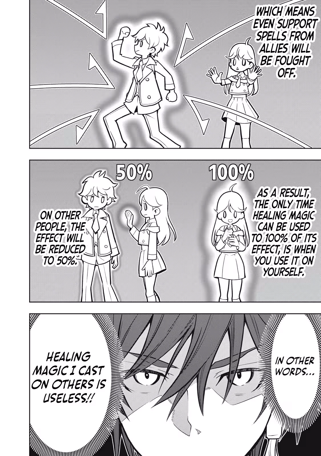 The Academy's Strongest Mob Healer ~ I Reincarnated as a Mob in a Death Game World, Got the Terrible Draw of "Healer" As My Job, and Became the Strongest Using My Knowledge of the Game Chapter 1.1 - page 32