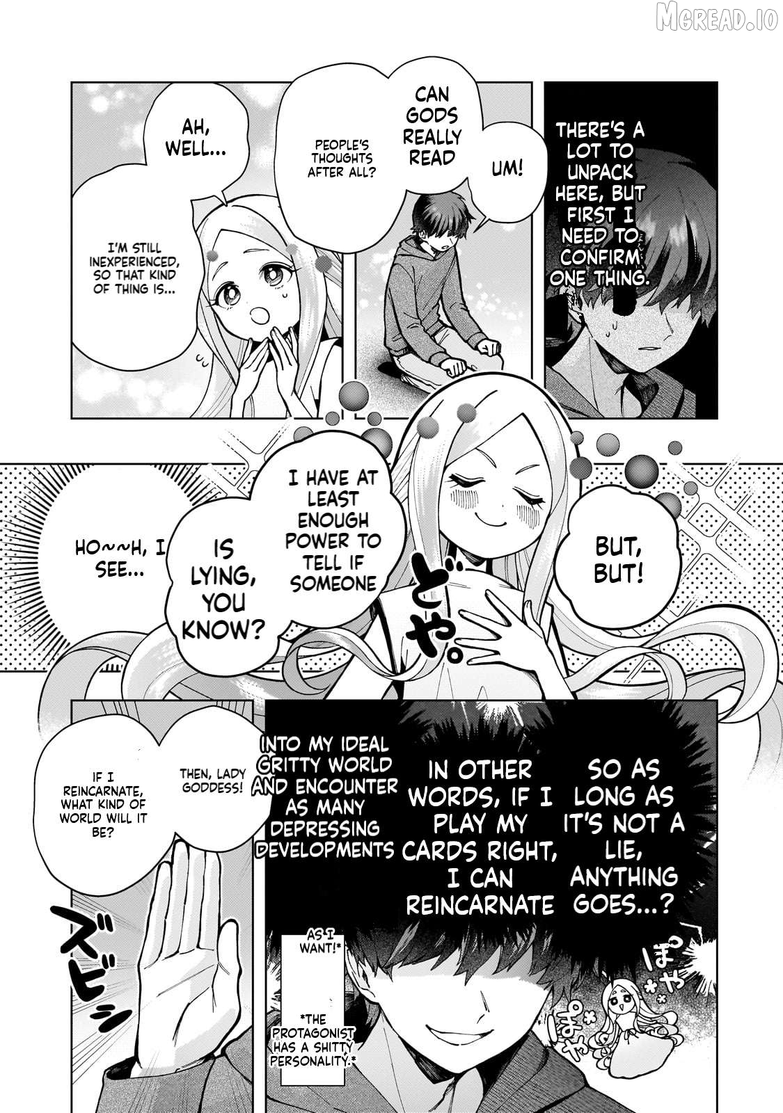 The hero who likes depressive development story VS A kind world Chapter 1 - page 13
