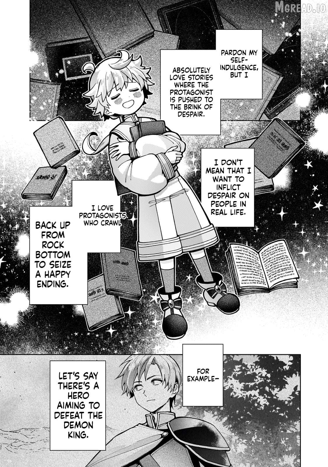 The hero who likes depressive development story VS A kind world Chapter 1 - page 9